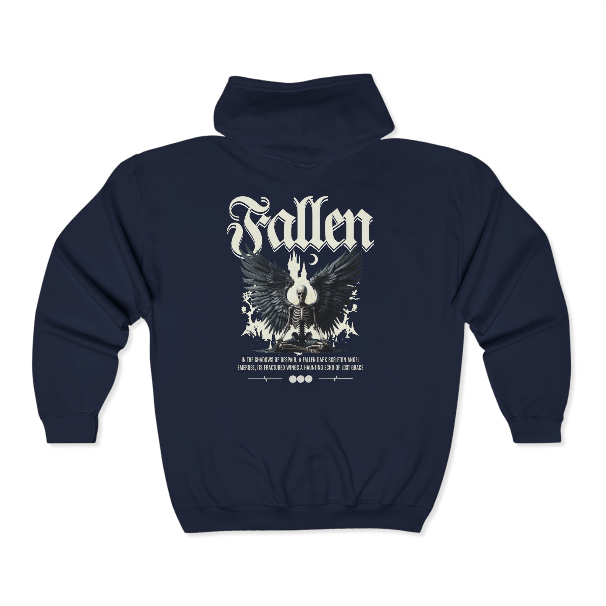 Fallen Rock Band Full Zip Hoodie - Unisex Heavy Blend™ Sweatshirt.
