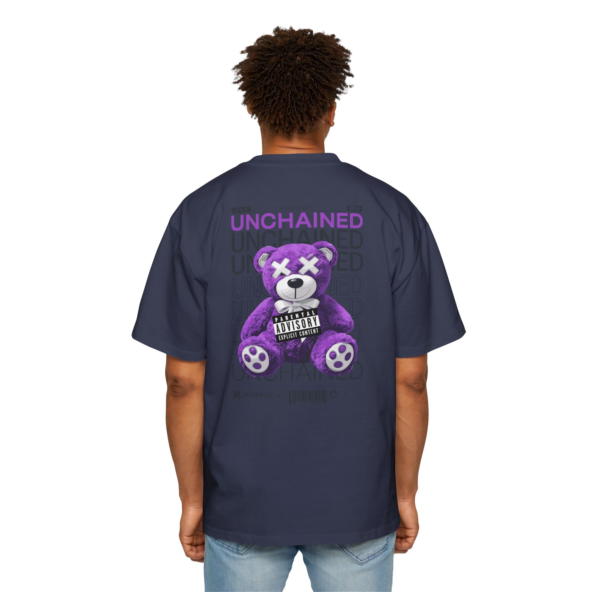 Unchained Bear Graphic Tee - Oversized Streetwear T-Shirt