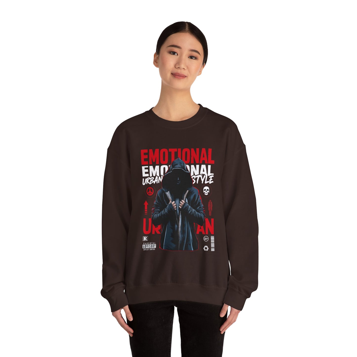 Emotional Urban Style Crewneck Sweatshirt