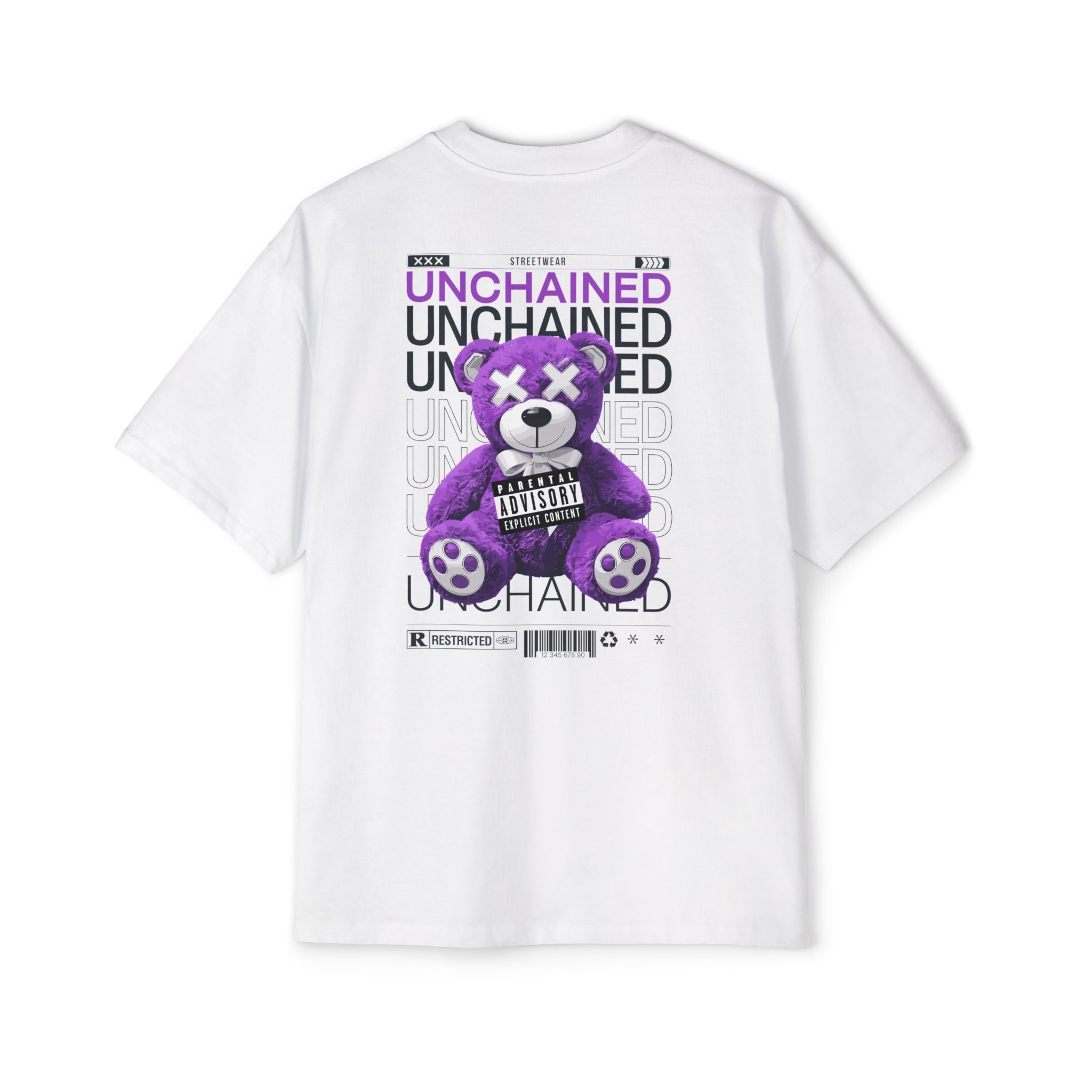 Unchained Bear Graphic Tee - Oversized Streetwear T-Shirt