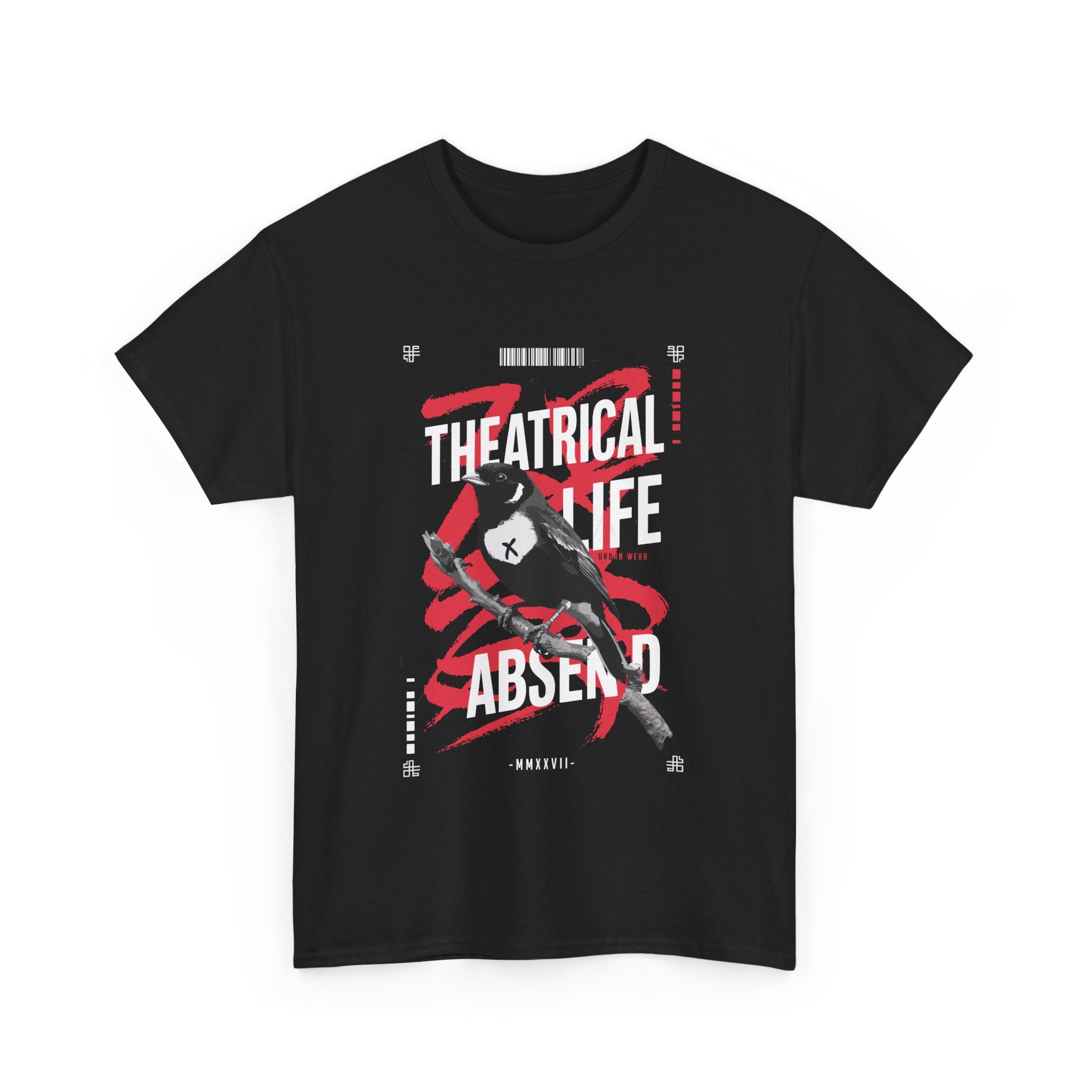 Theatrical Life Unisex Heavy Cotton Tee - Stylish Graphic T-Shirt for Creative Souls