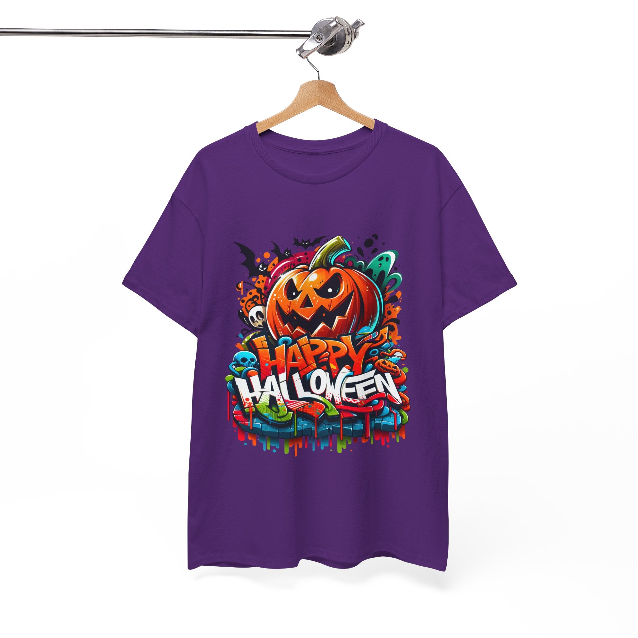 Happy Halloween Unisex Heavy Cotton Tee