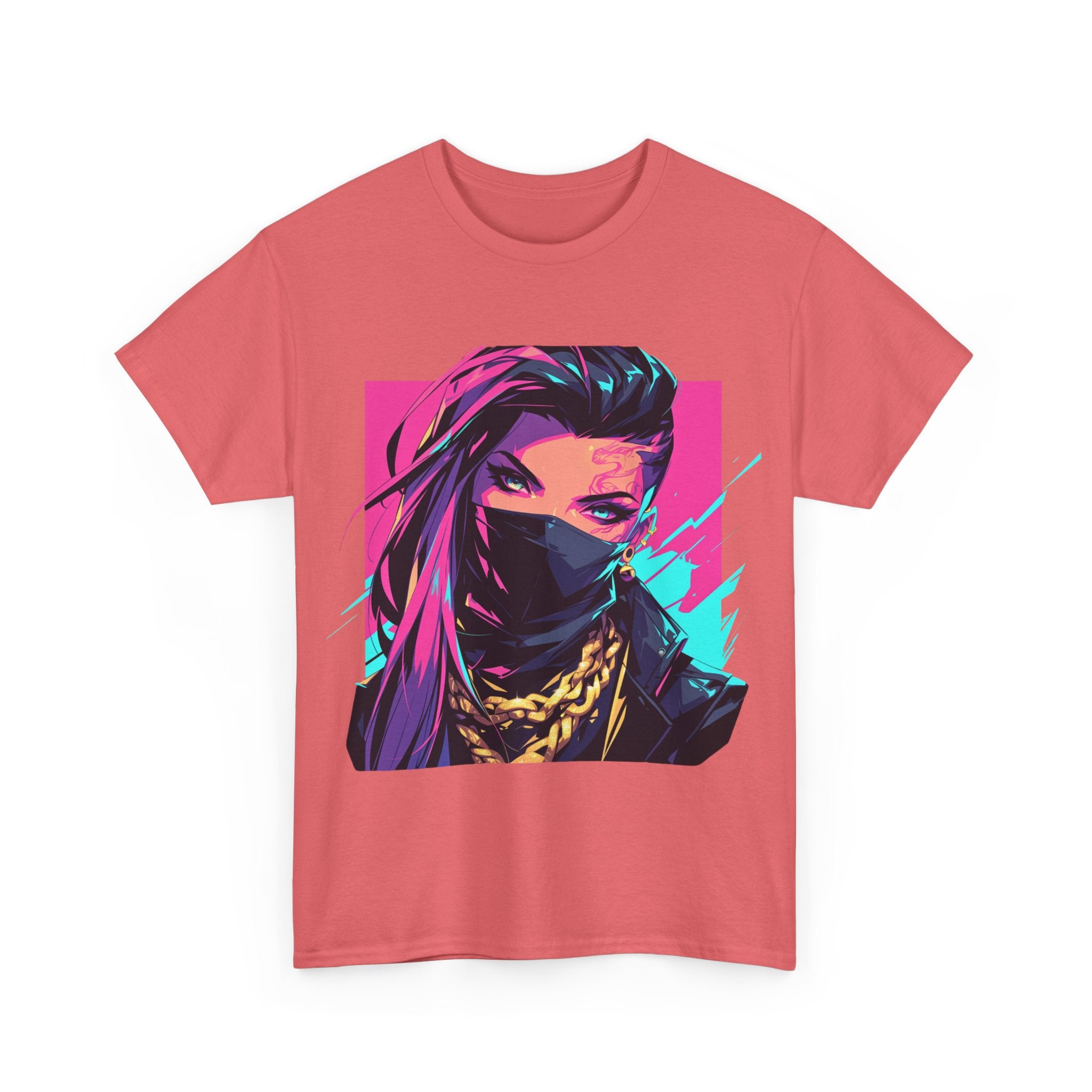 Anime Gangsta Girl Unisex Heavy Cotton Tee