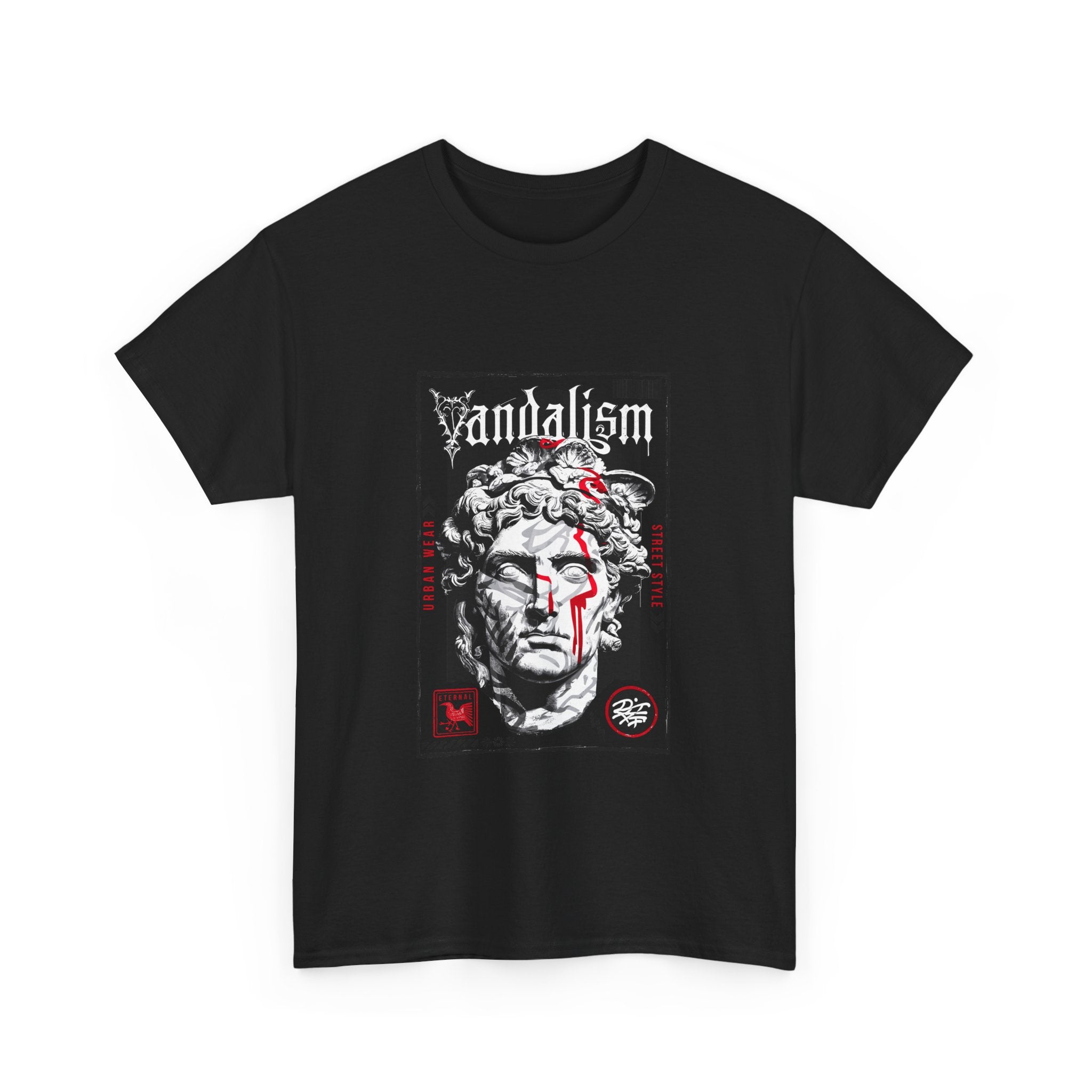 Vandalism Art Unisex Heavy Cotton Tee - Streetwear Graphic T-Shirt