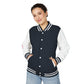 Unisex Heavyweight Letterman Jacket - Retro Basketball Style with Michael Jordan Graphic