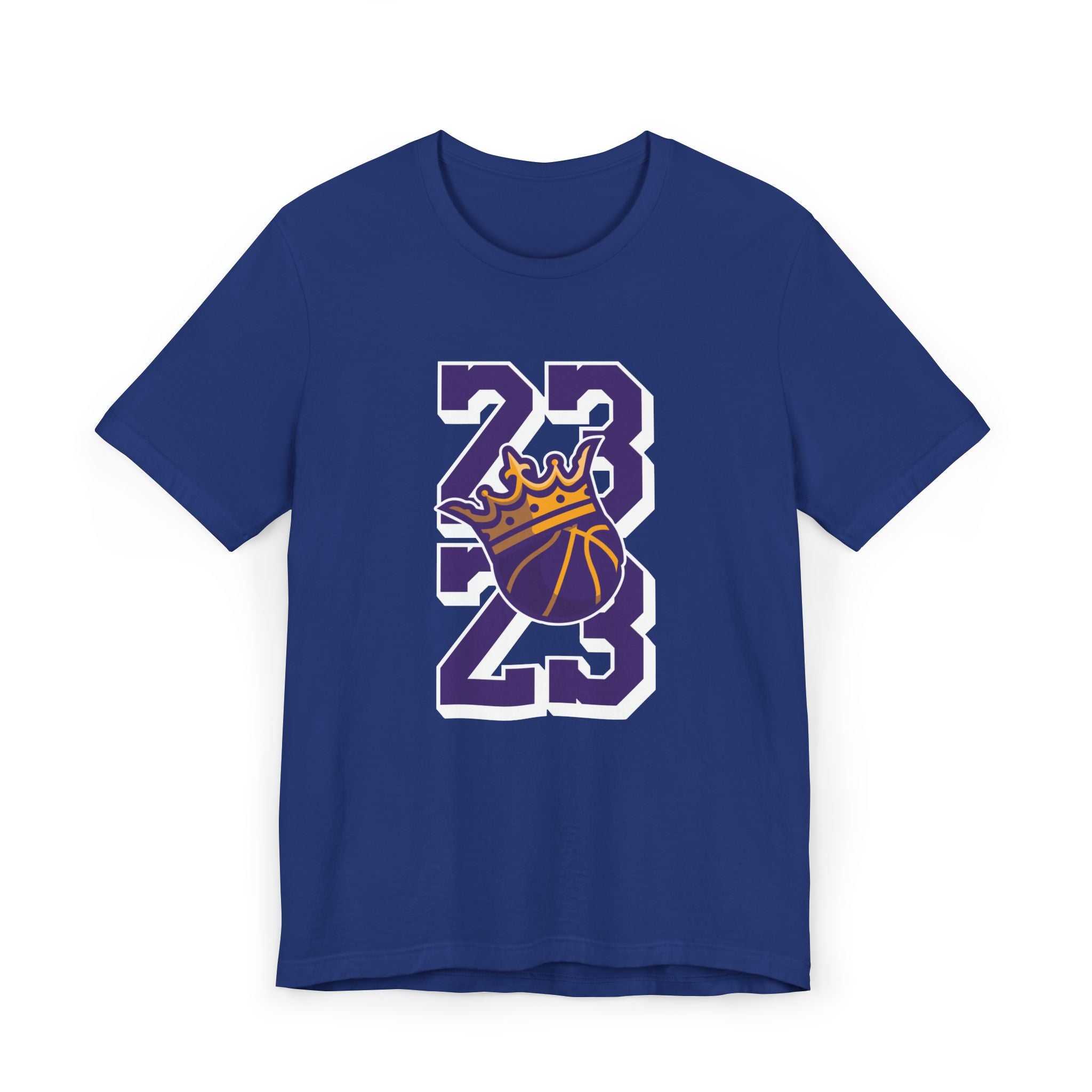 King of the Court Unisex Jersey T-Shirt - Basketball 23 Design