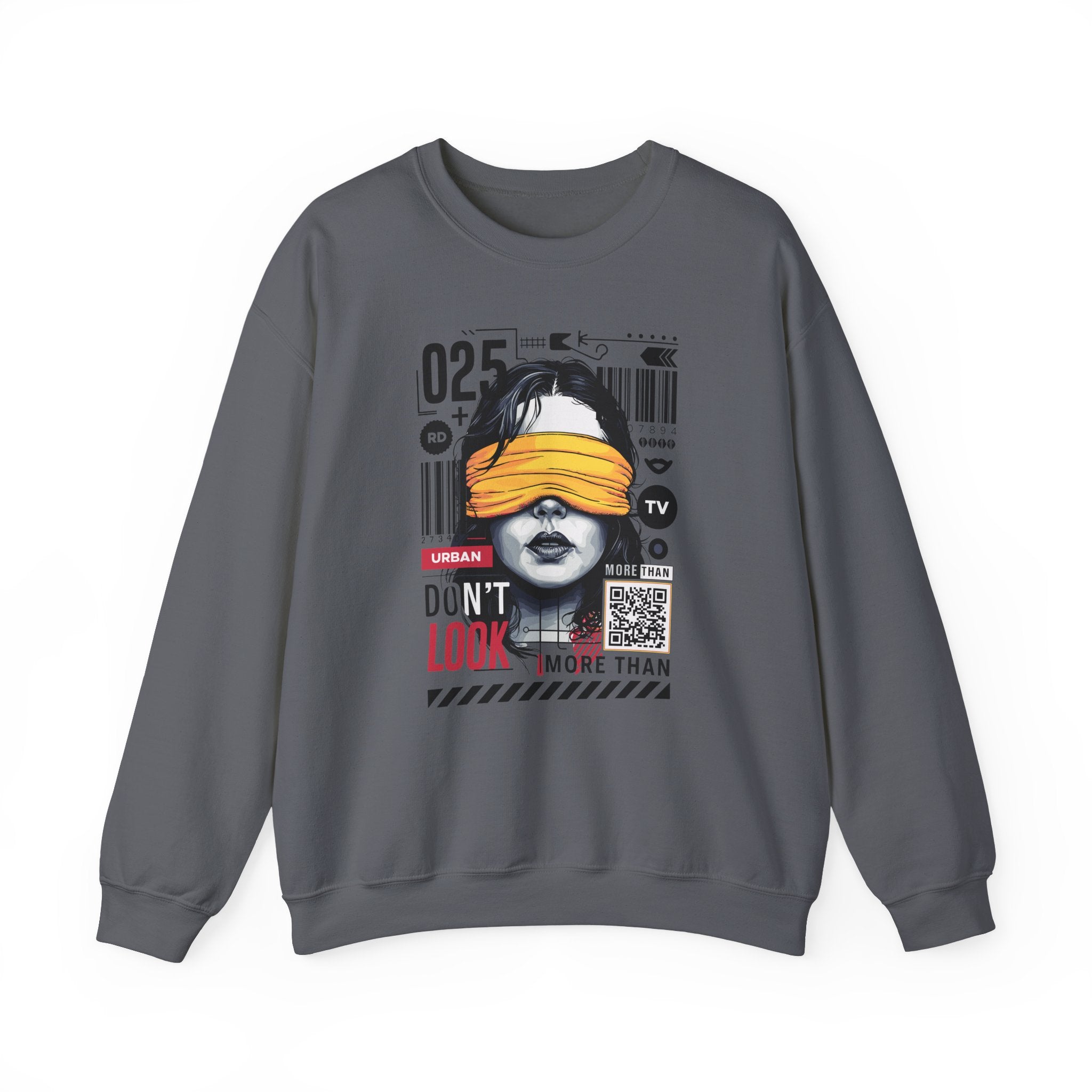 Urban Don’t Look Crewneck Sweatshirt - Unisex Heavy Blend™