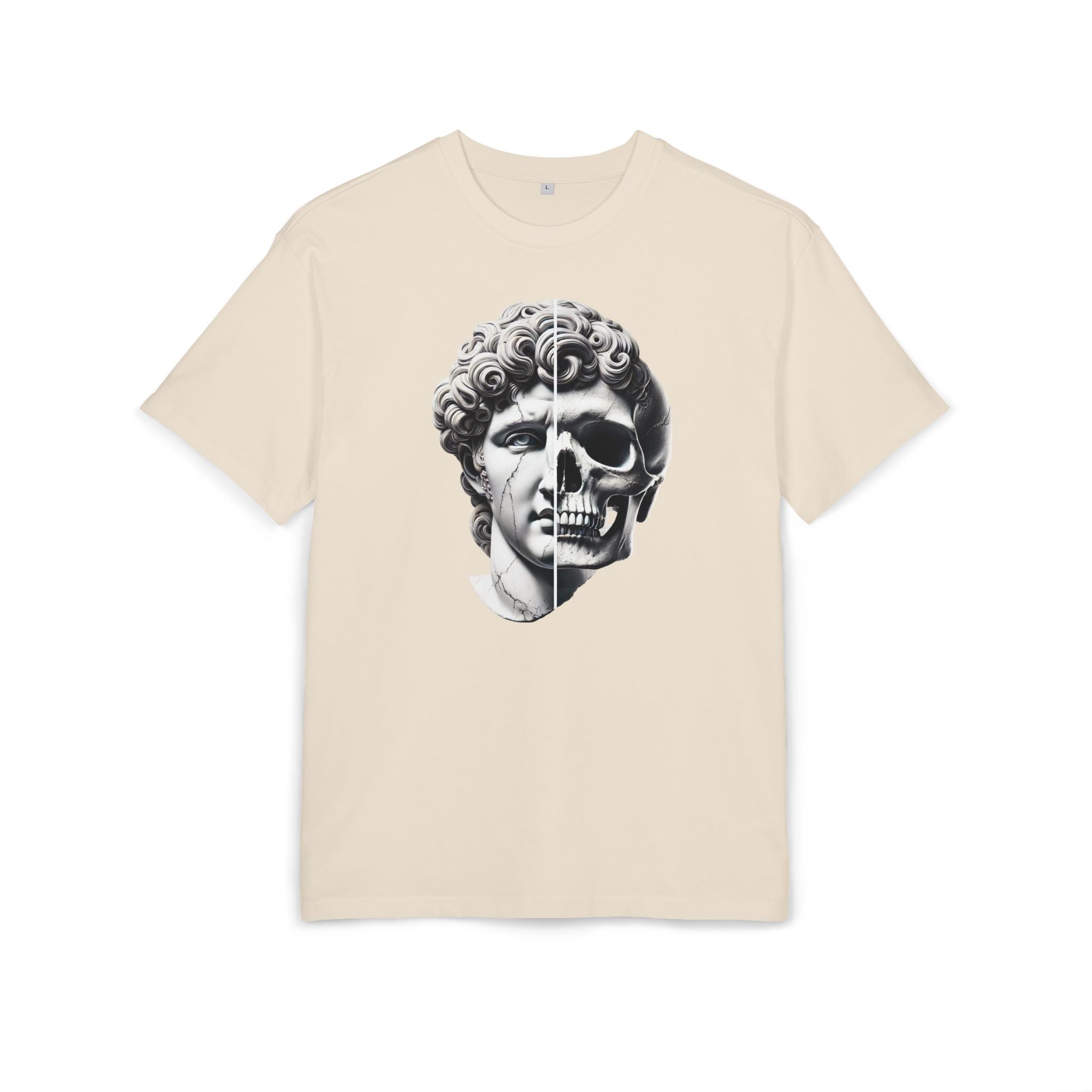 Half Skull Gangsta David Unisex Heavy Oversize Tee