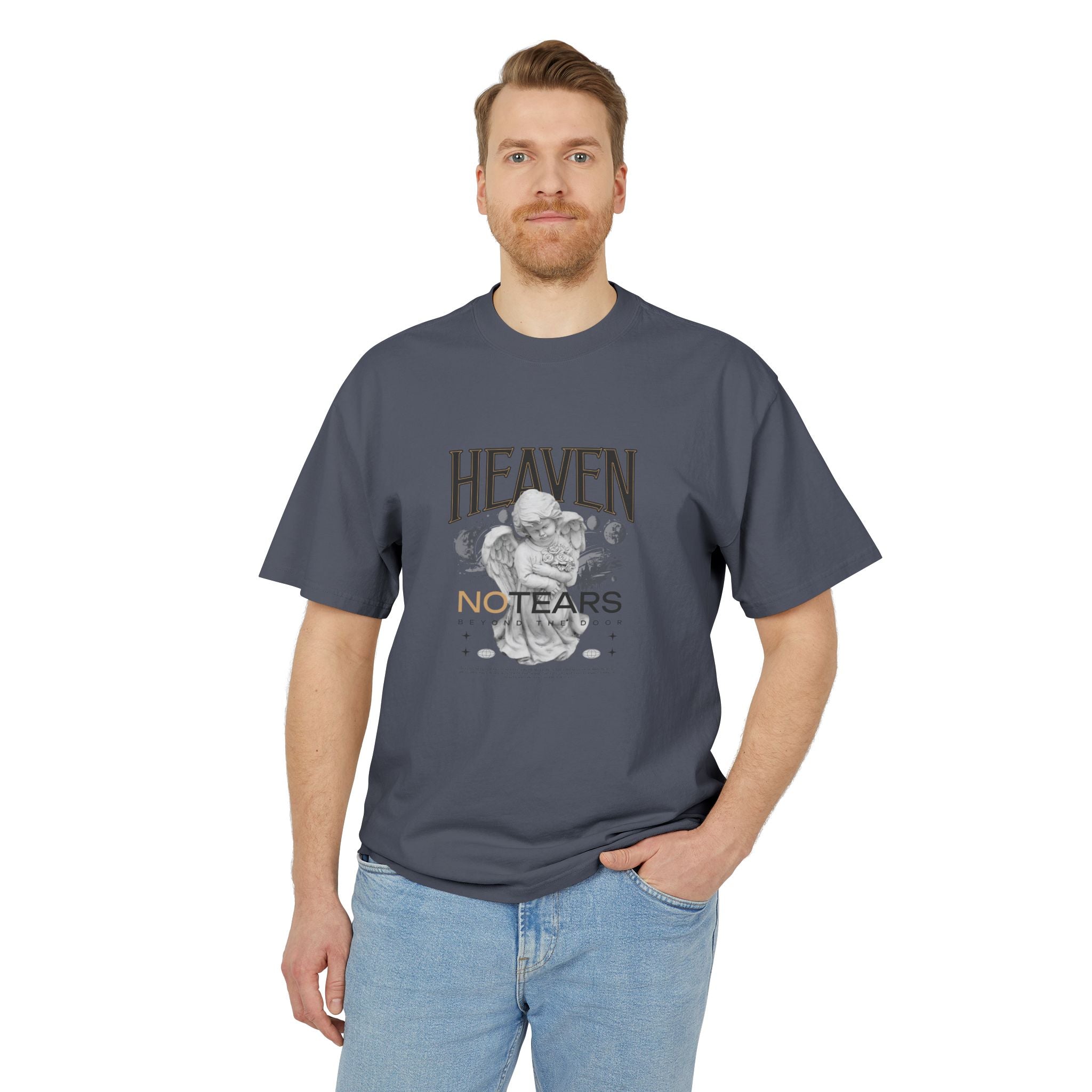 Unisex Heavy Faded Tee - Heaven No Tears Graphic T-Shirt