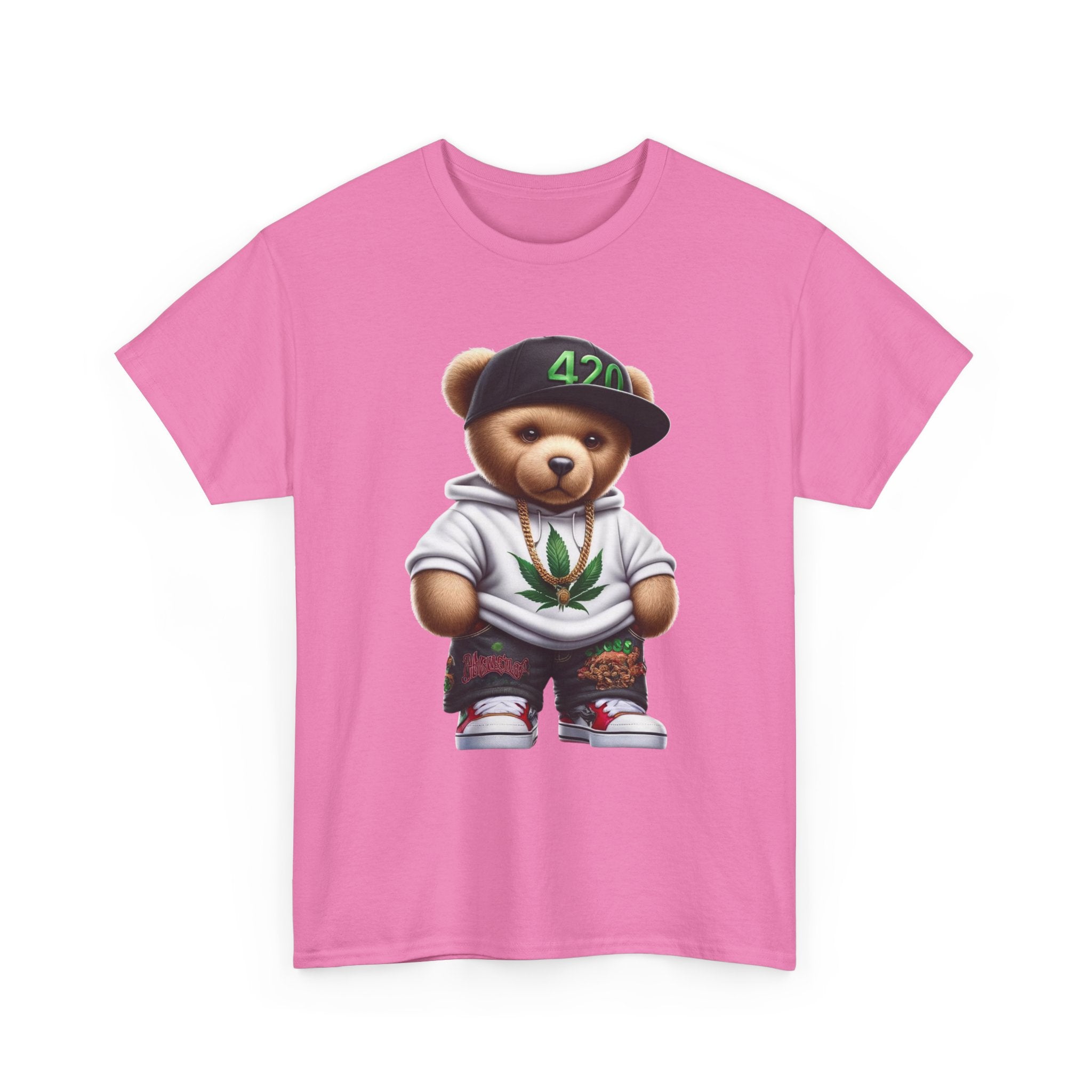 Gangsta Teddy Bear Unisex Heavy Cotton Tee