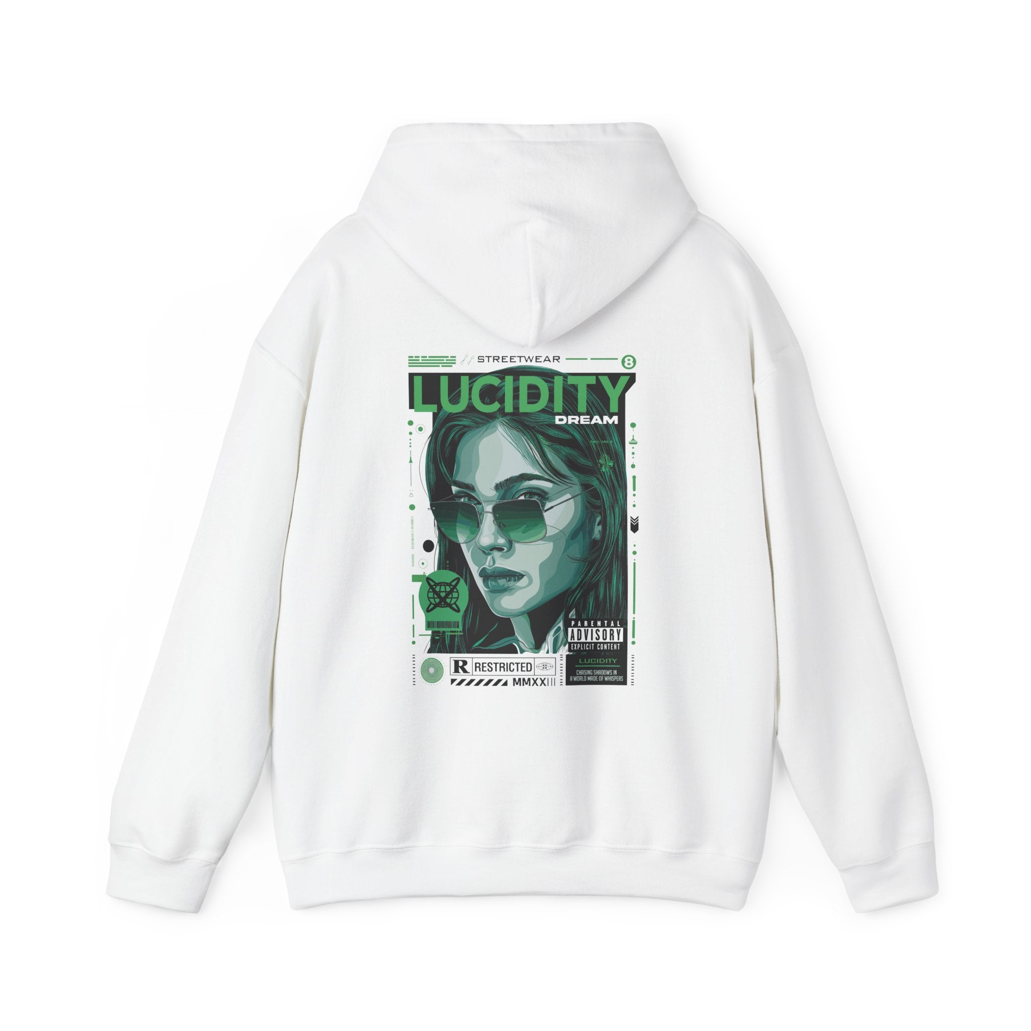 Lucidity Dream Unisex Heavy Blend™ Hooded Sweatshirt - Stylish Streetwear for Comfort and Vibe