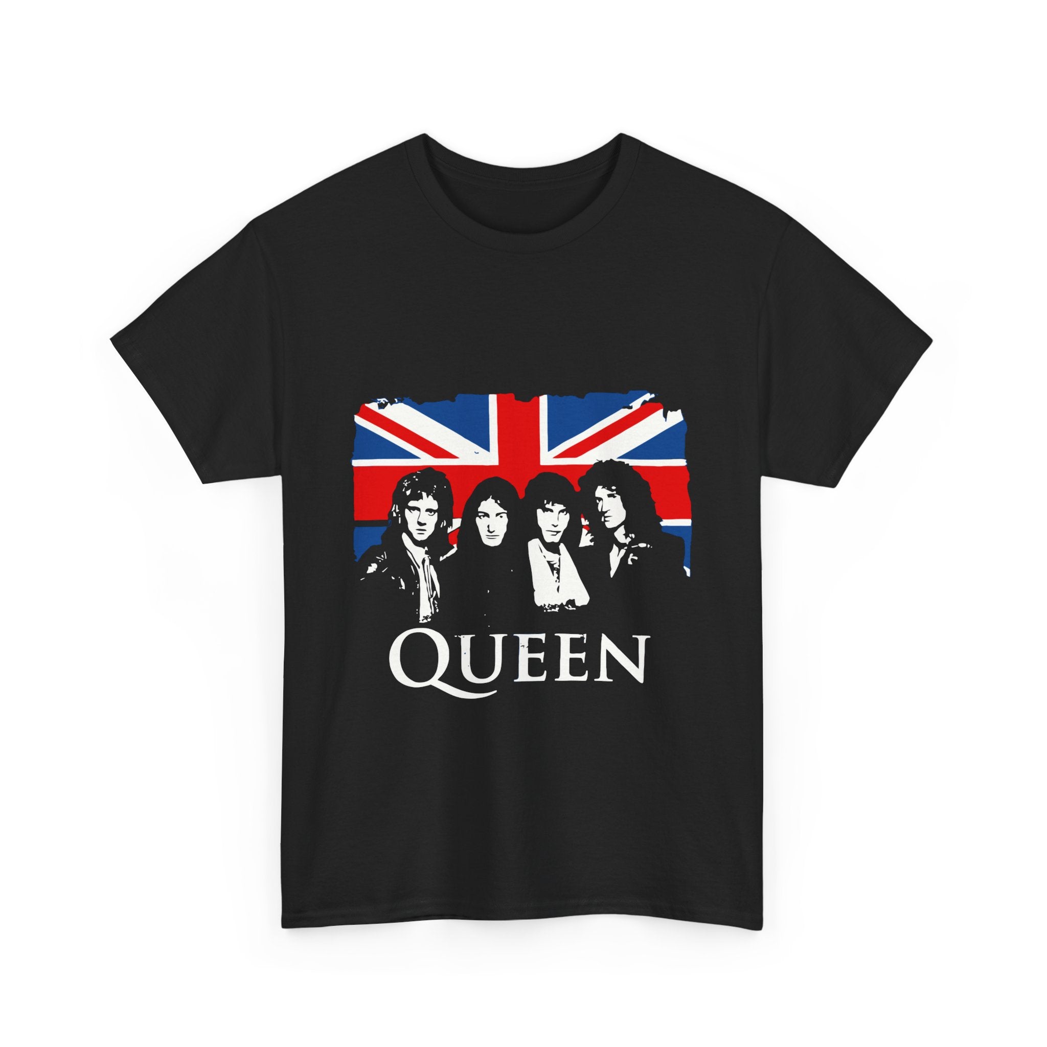 Queen Band Unisex Heavy Cotton Tee - Tribute Shirt for Music Lovers