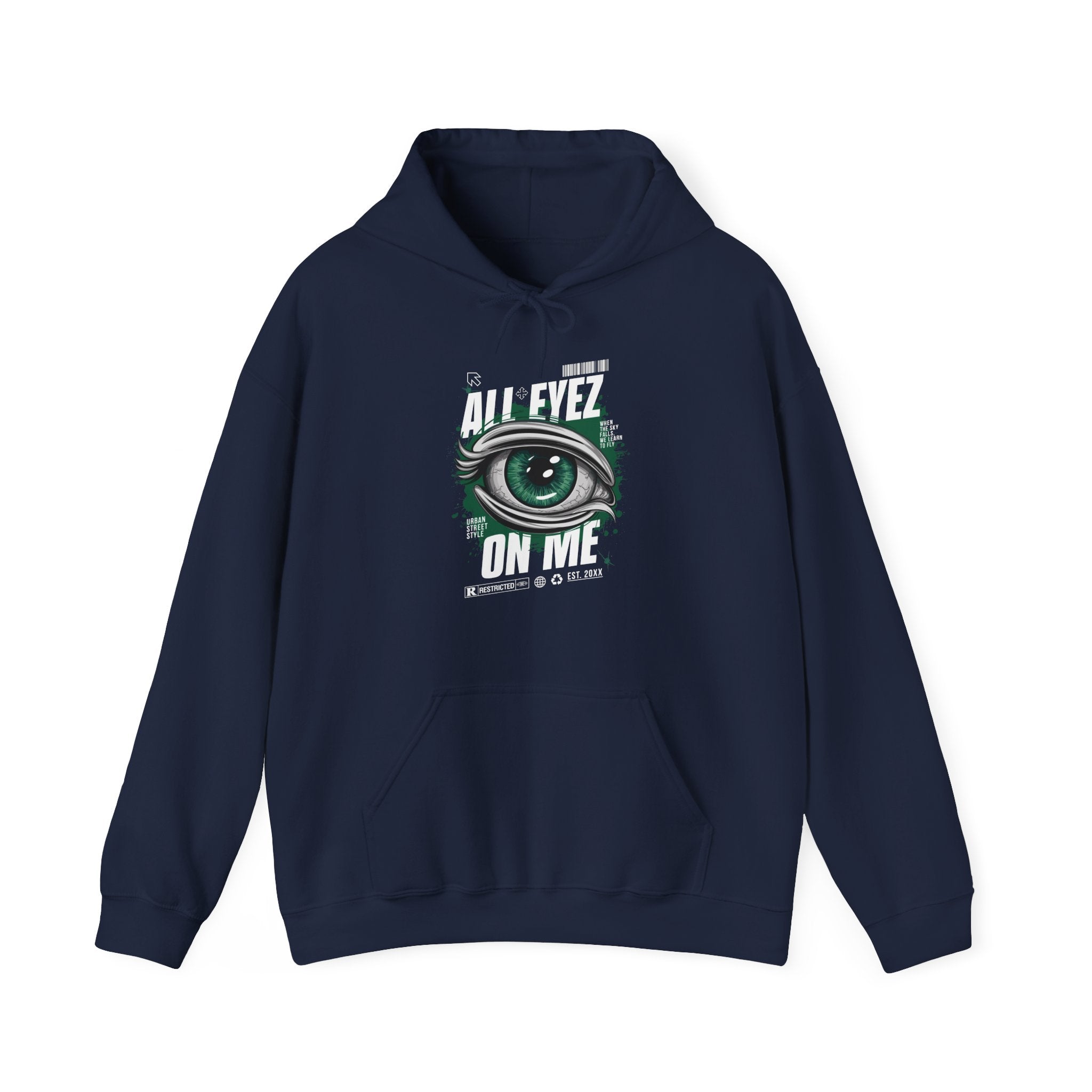 All Eyez On Me Unisex Heavy Blend Hoodie - Urban Streetwear Sweatshirt