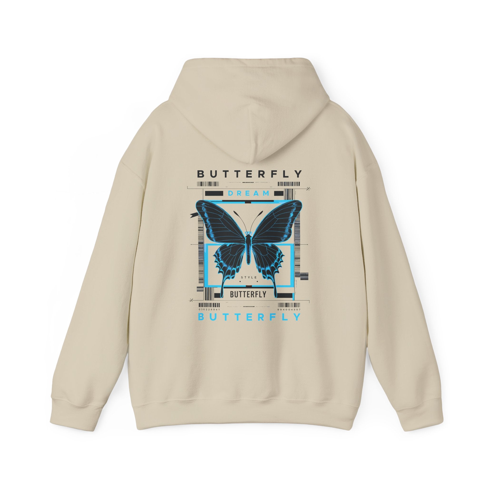 Butterfly Dream Unisex Heavy Blend Hoodie - Artistic Nature Inspired Sweatshirt