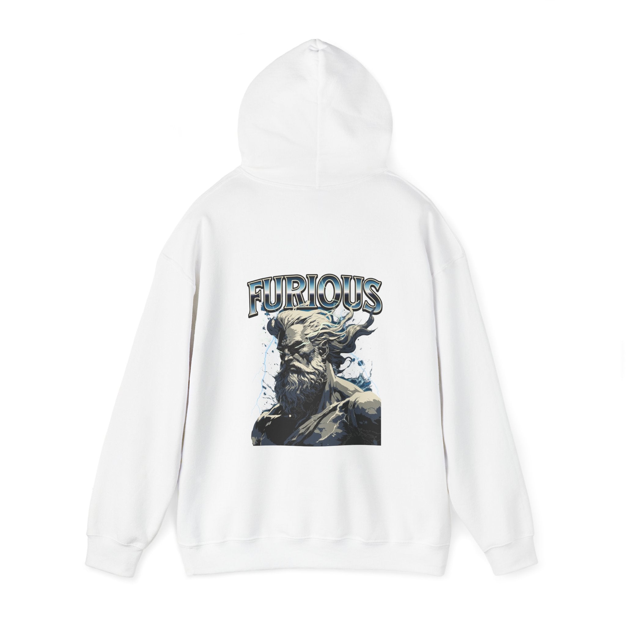 Furious Graphic Unisex Heavy Blend Hoodie - Bold Design for Cool Comfort
