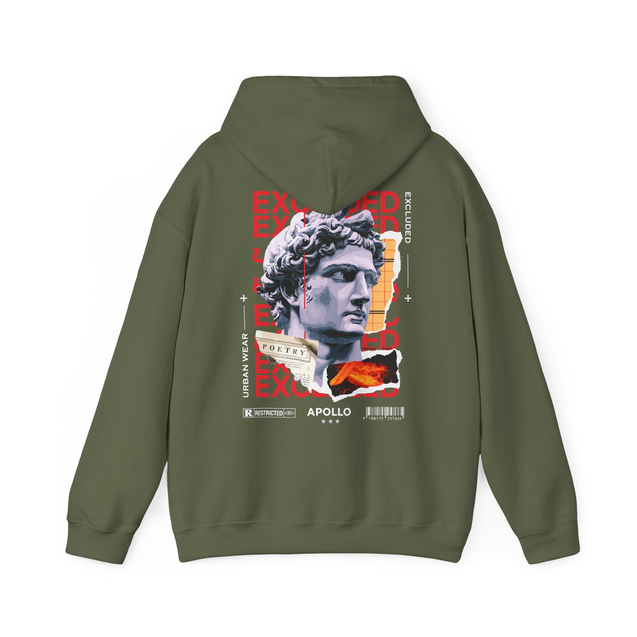 Artistic Apollo Hoodie  Excluded Design for Creative Souls