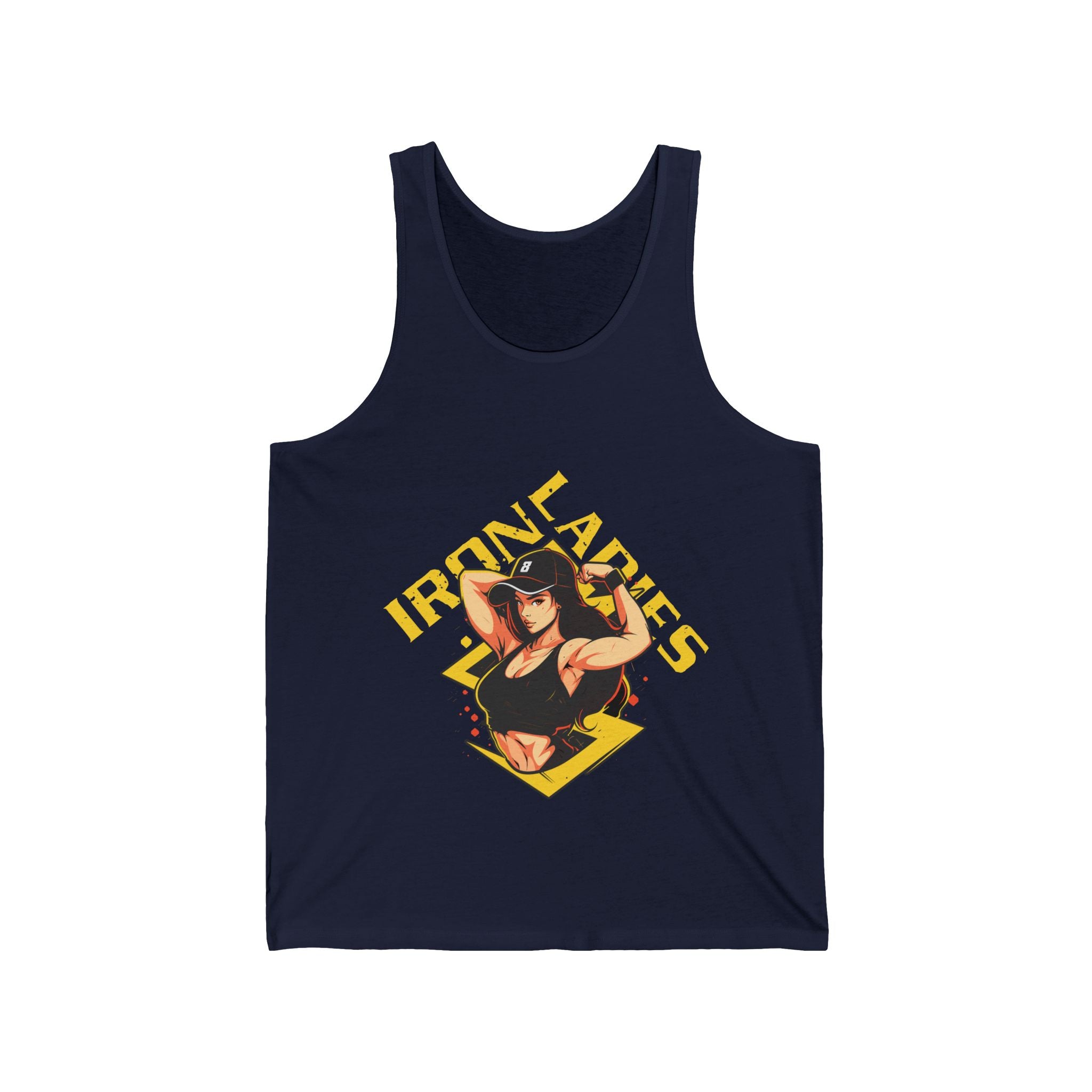 Iron Ladies Unisex Jersey Tank - Empowering Workout Apparel