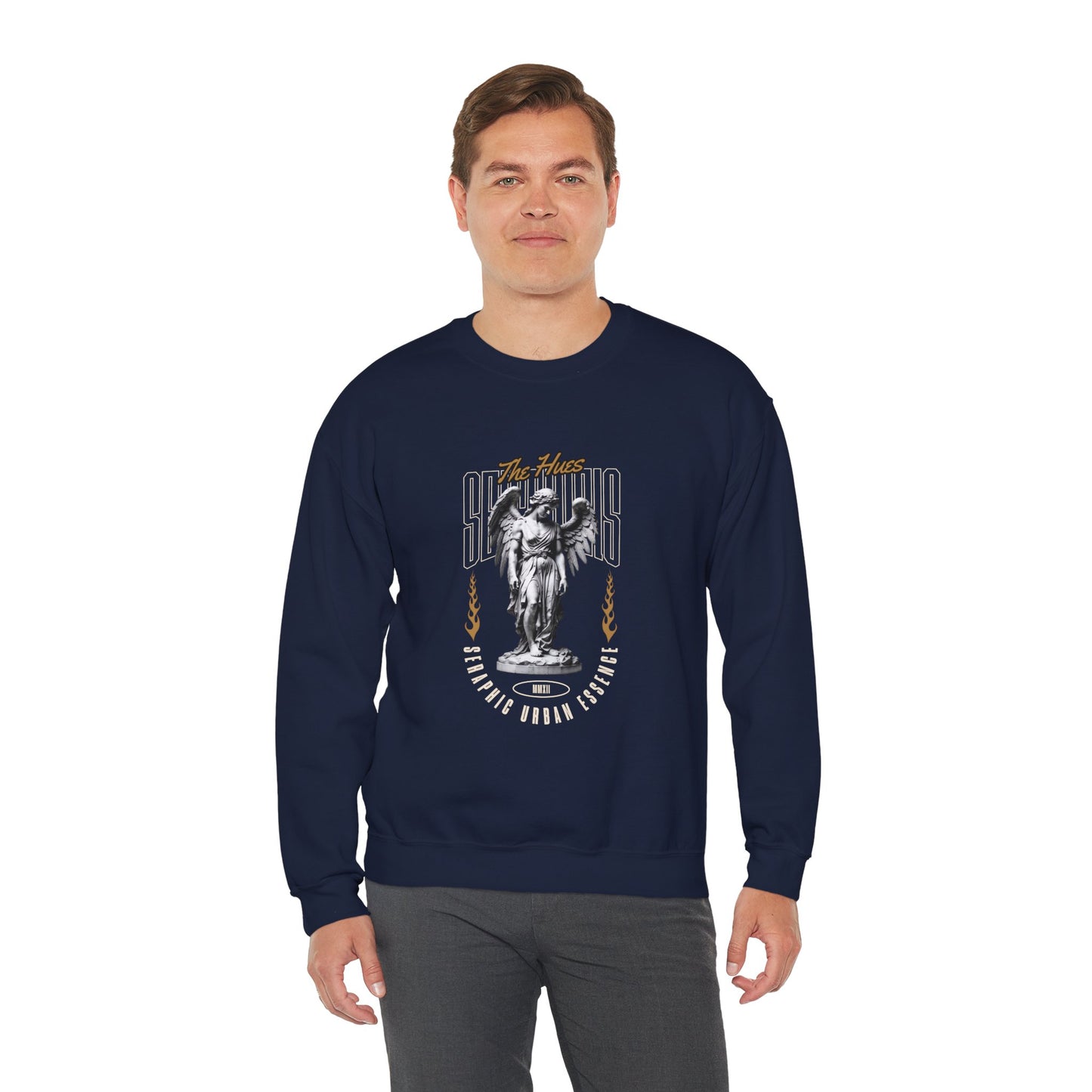 Urban Angel Unisex Heavy Blend™ Crewneck Sweatshirt - Streetwear Style