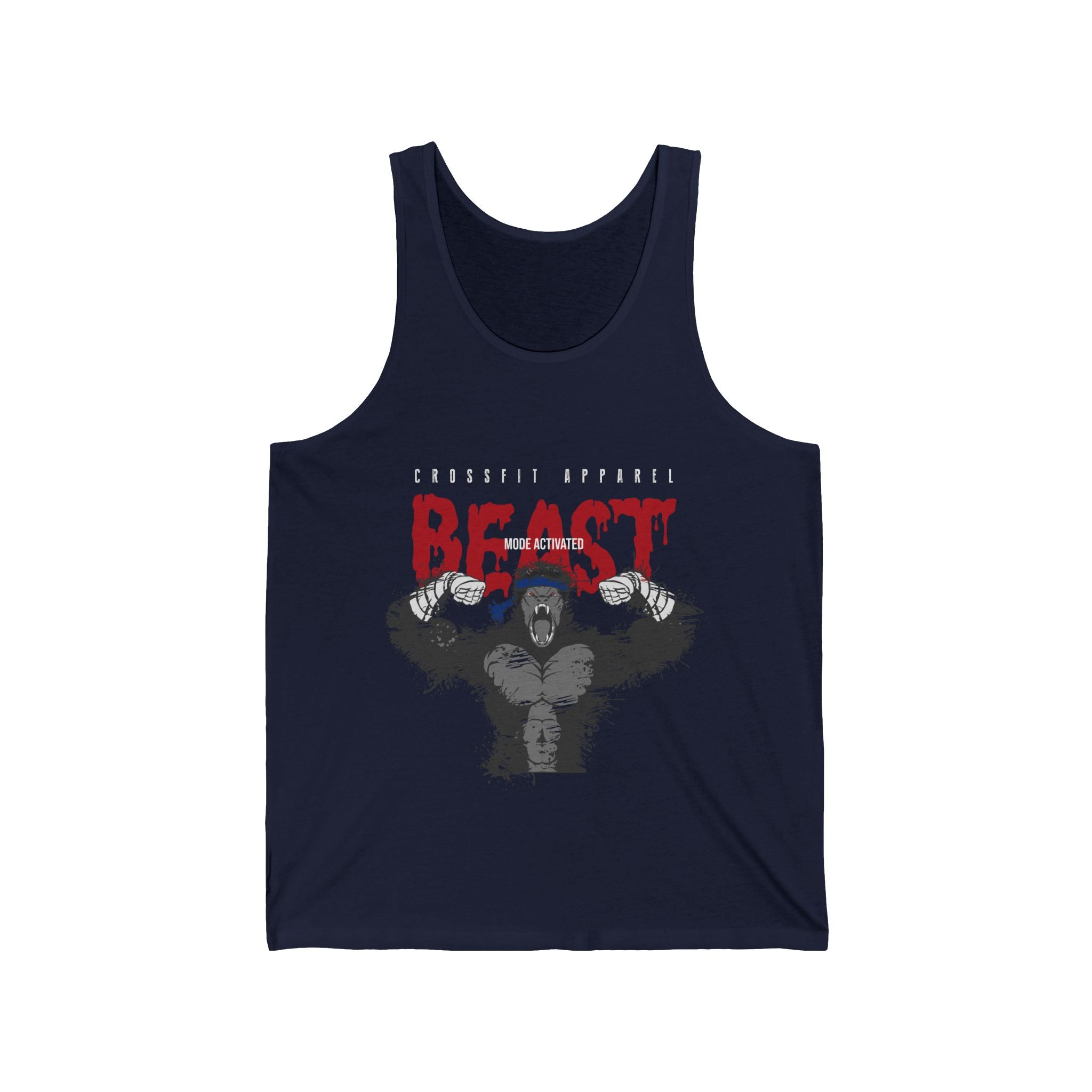 Beast Mode Unisex Jersey Tank - CrossFit Gym Wear