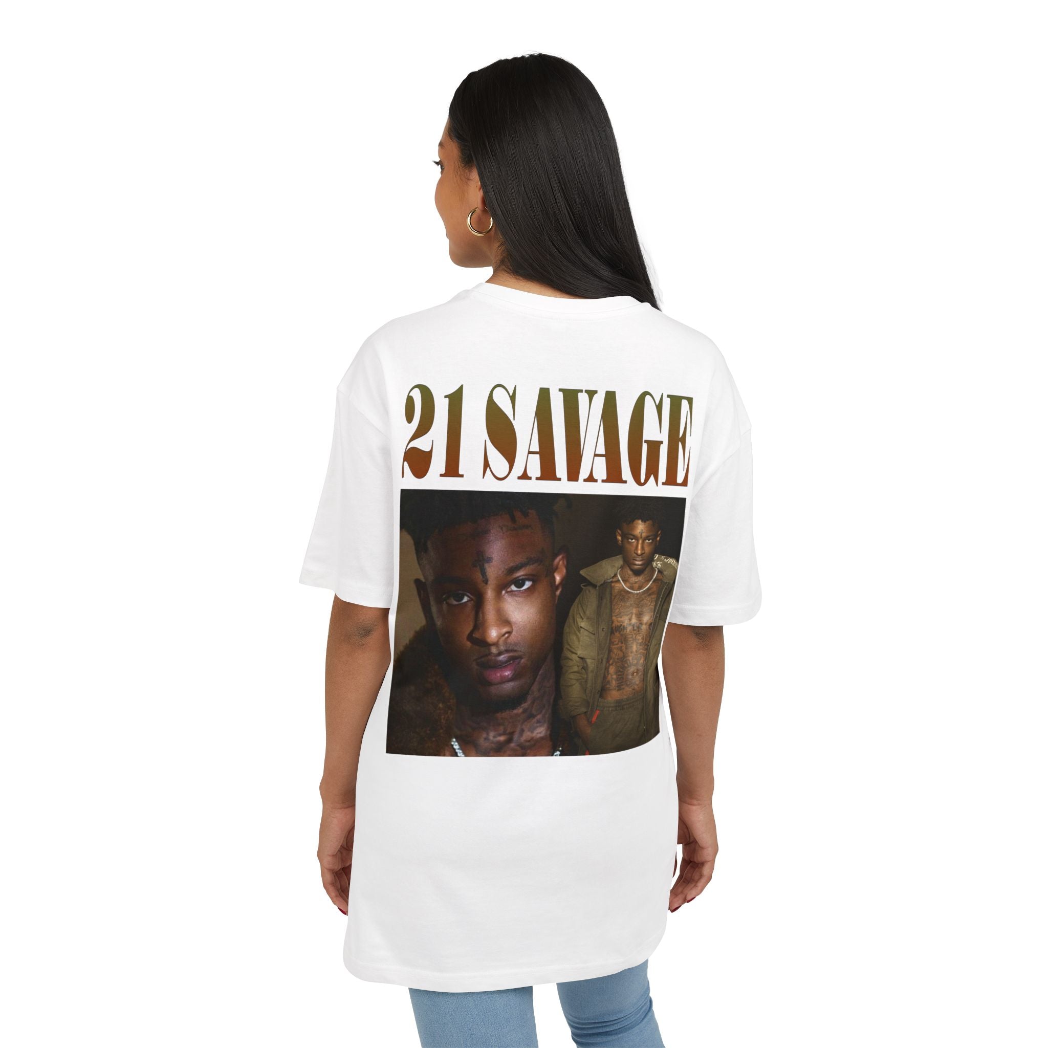 21 SAVAGE Unisex Heavy Oversize Tee