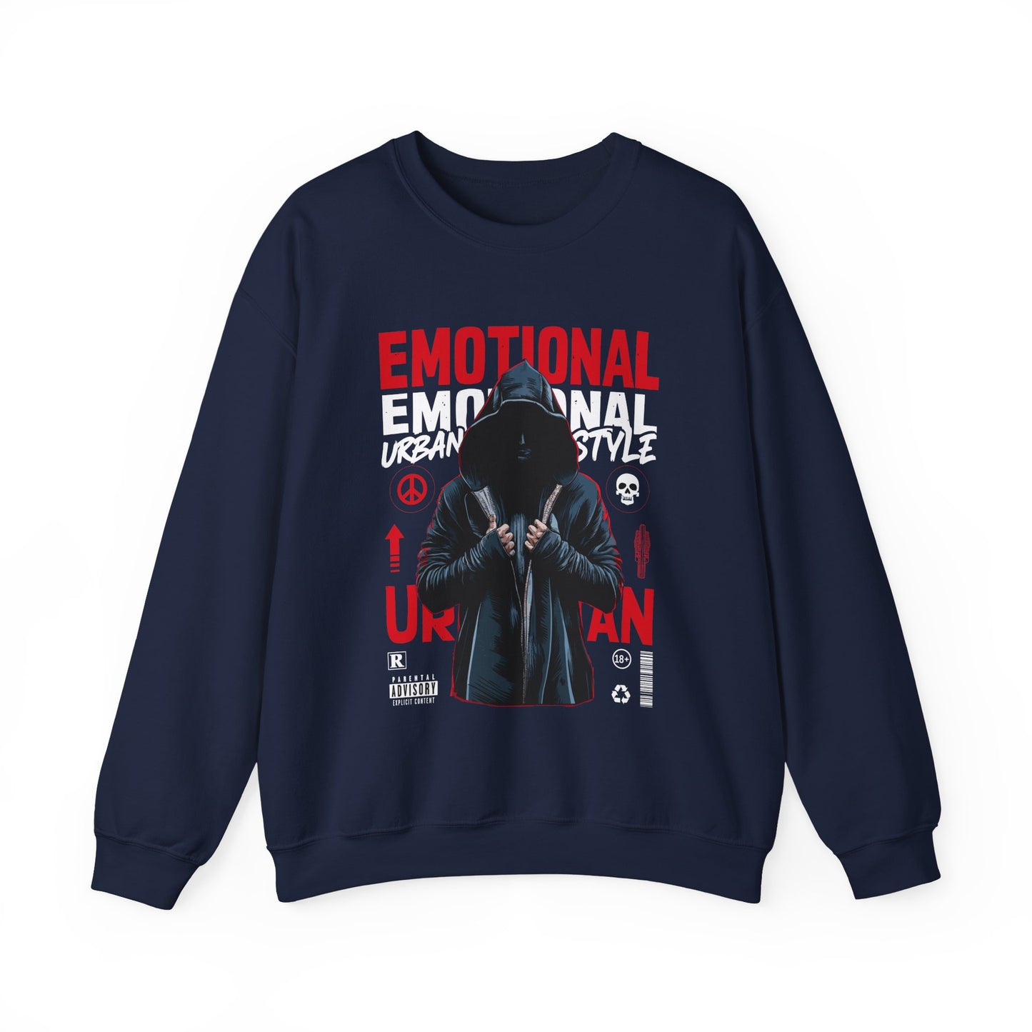 Emotional Urban Style Crewneck Sweatshirt