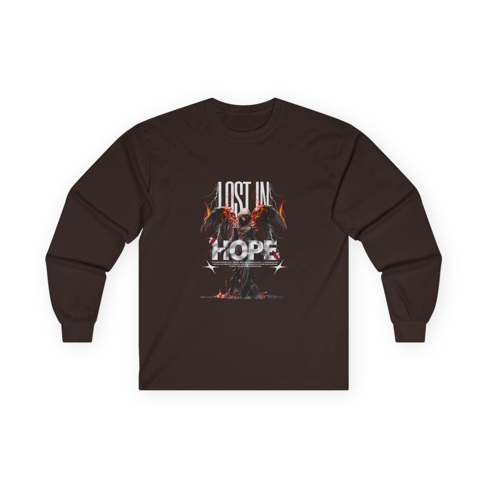 Lost in Hope Unisex Long Sleeve Tee - Stylish Cotton Shirt for Inspirational Souls
