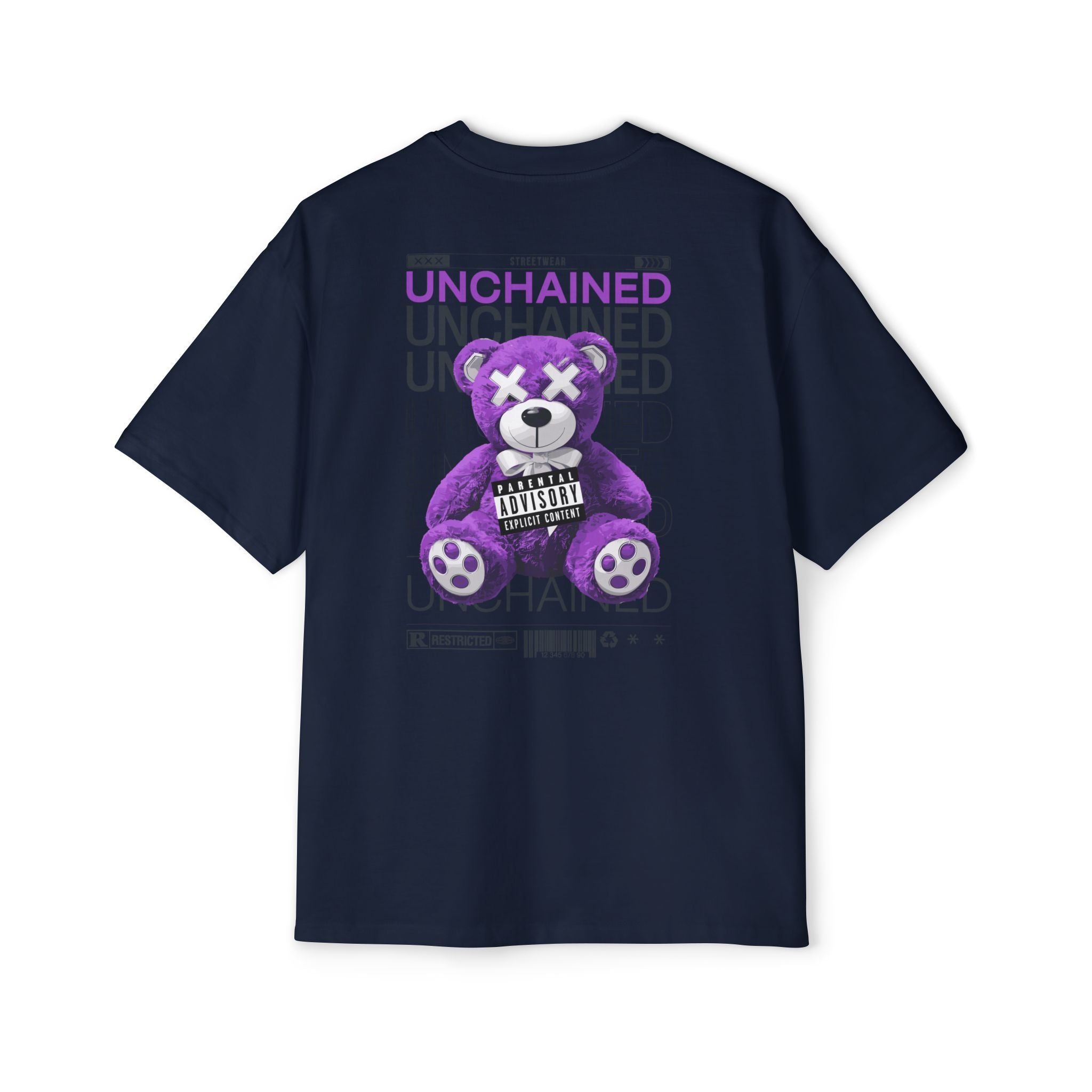 Unchained Bear Graphic Tee - Oversized Streetwear T-Shirt
