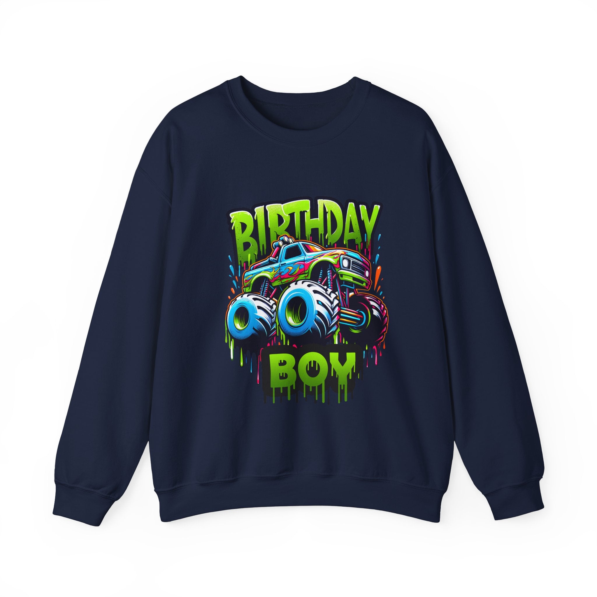 Birthday Boy Monster Truck Unisex Sweatshirt
