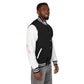 Unisex Heavyweight Letterman Jacket - Retro Basketball Style with Michael Jordan Graphic