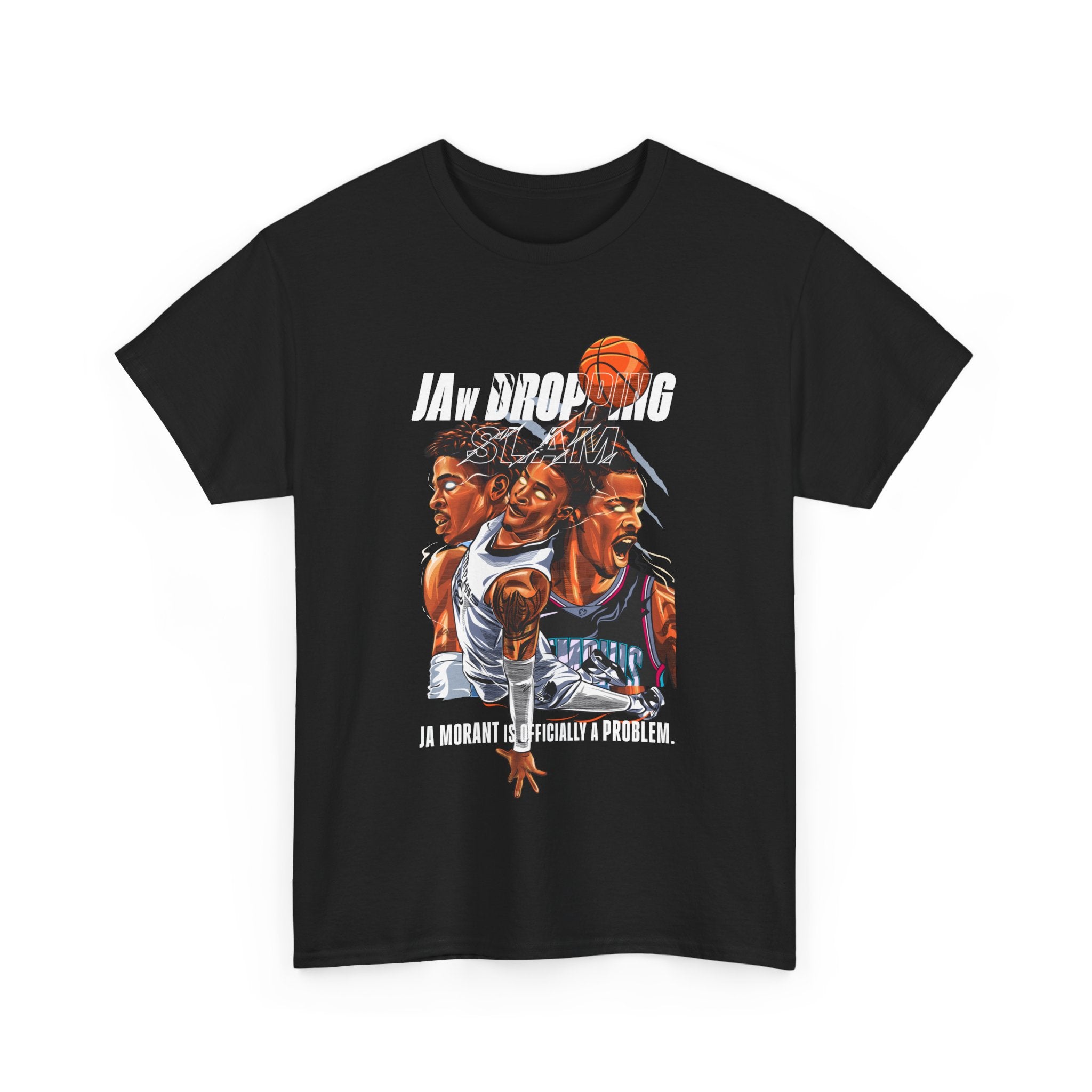 Ja Morant Slam Dunk Unisex Heavy Cotton Tee