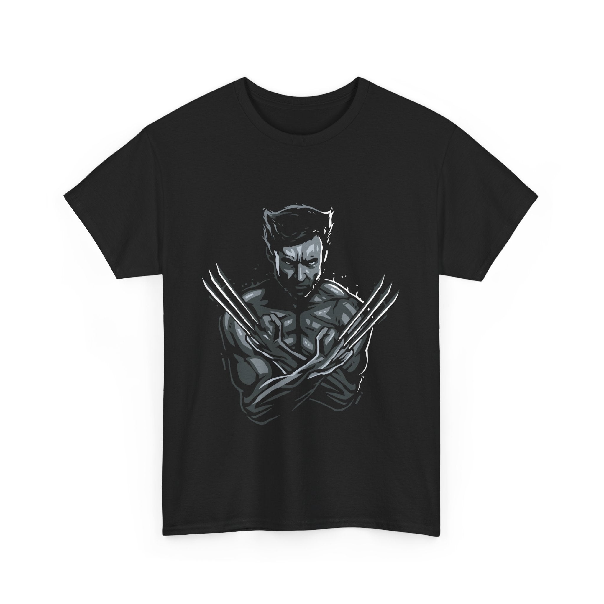 Wolverine Unisex Heavy Cotton Tee - Bold Graphic Tee for Superhero Fans