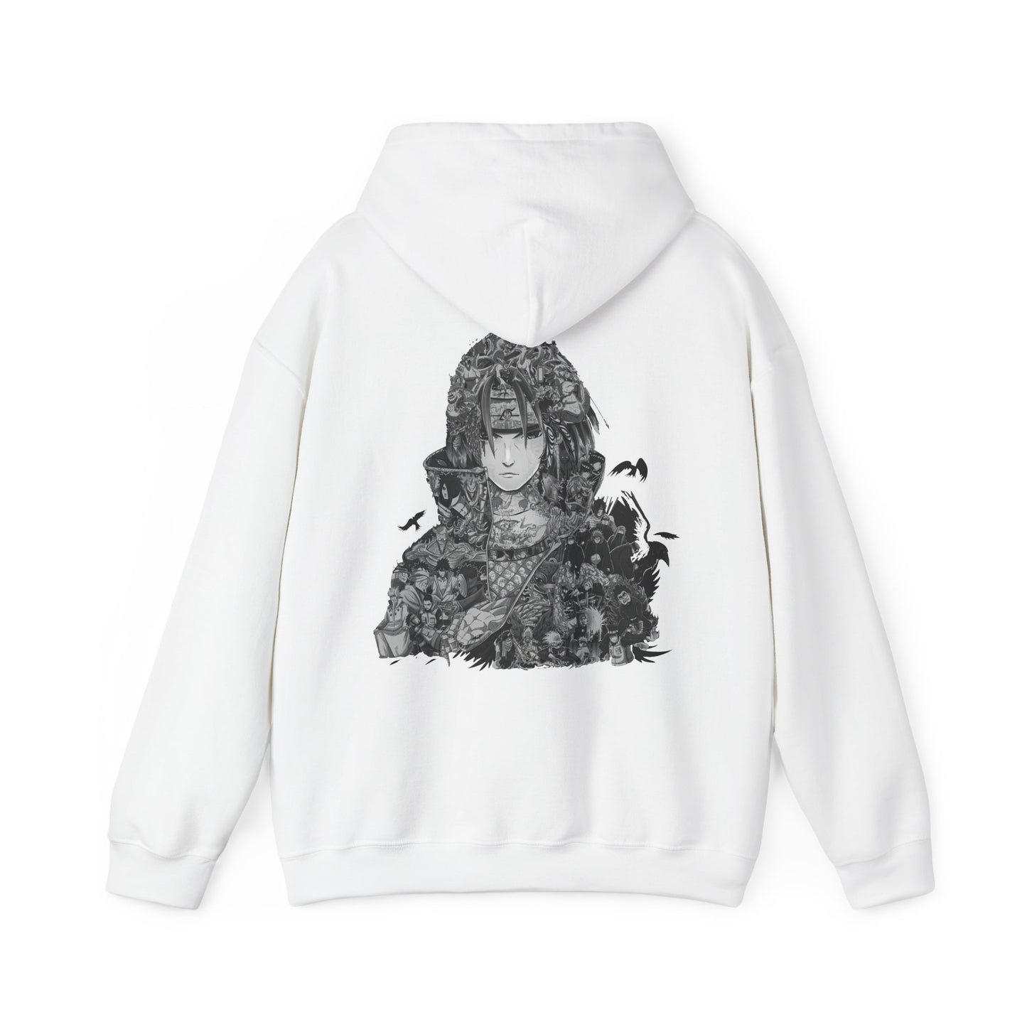 Anime-Inspired Unisex Heavy Blend™ Hooded Sweatshirt - Bold Graphic Design for Fans