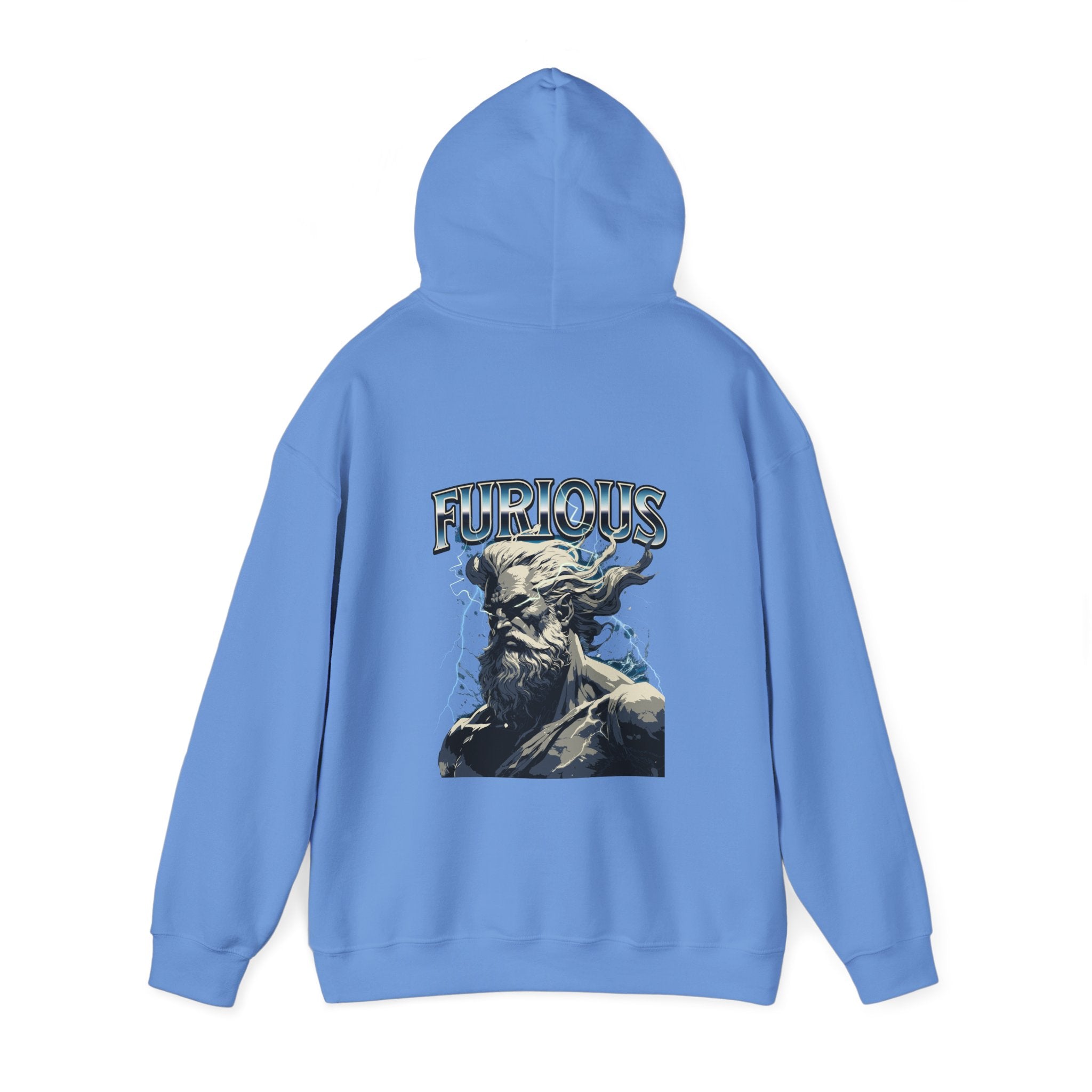 Furious Graphic Unisex Heavy Blend Hoodie - Bold Design for Cool Comfort