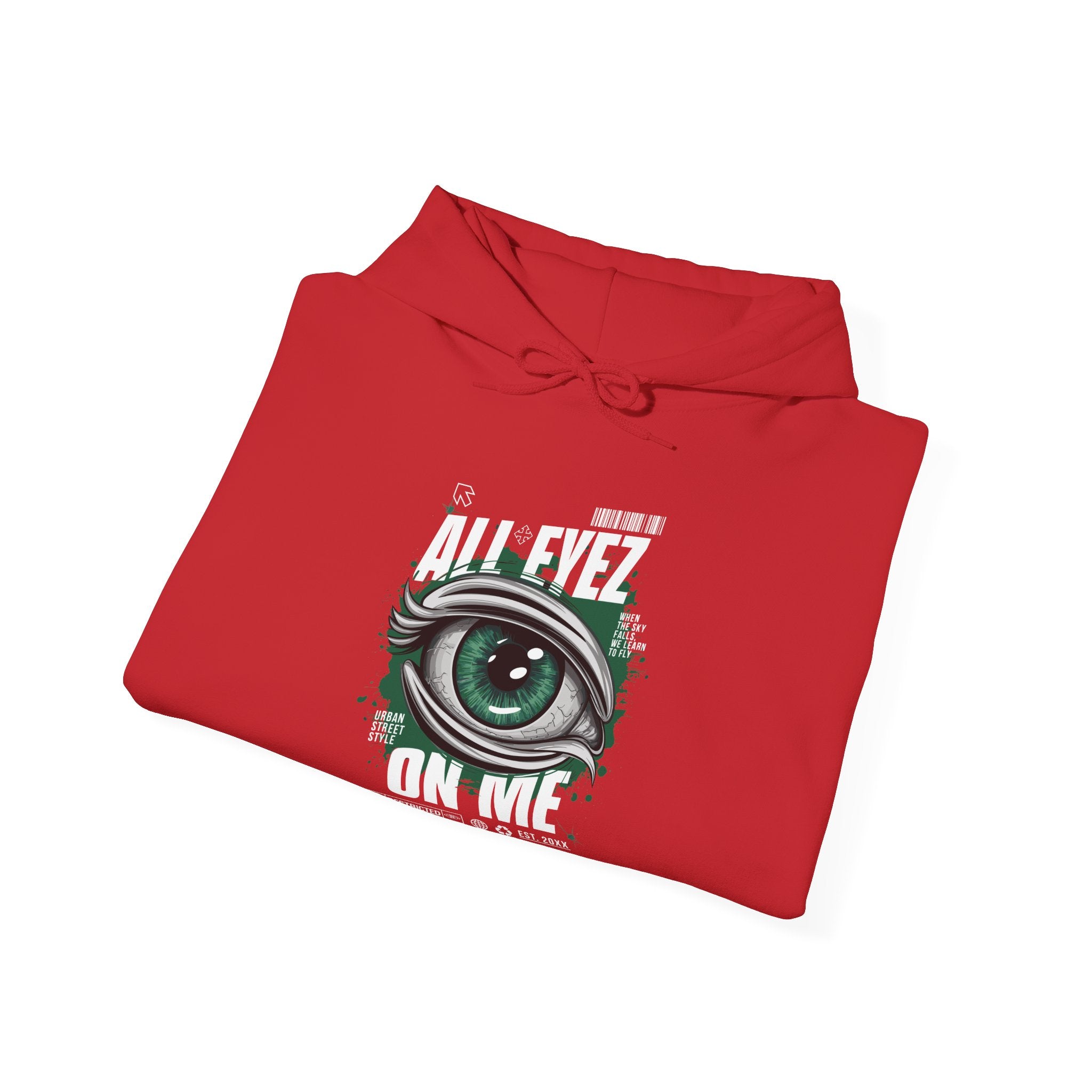 All Eyez On Me Unisex Heavy Blend Hoodie - Urban Streetwear Sweatshirt