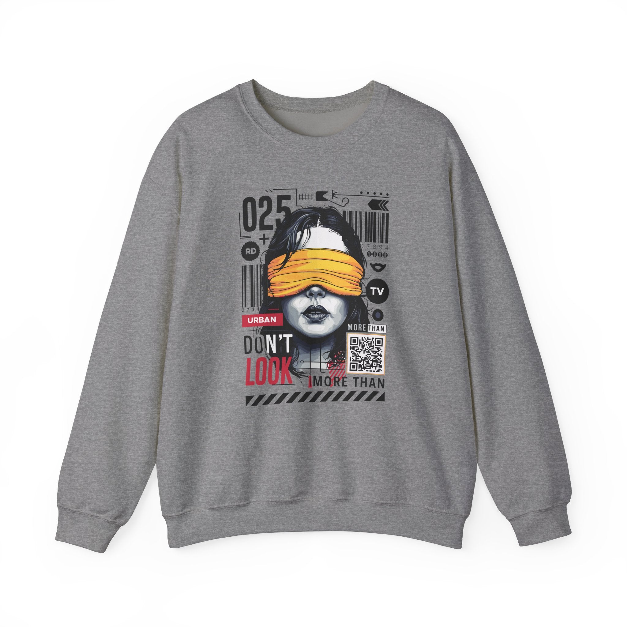 Urban Don’t Look Crewneck Sweatshirt - Unisex Heavy Blend™