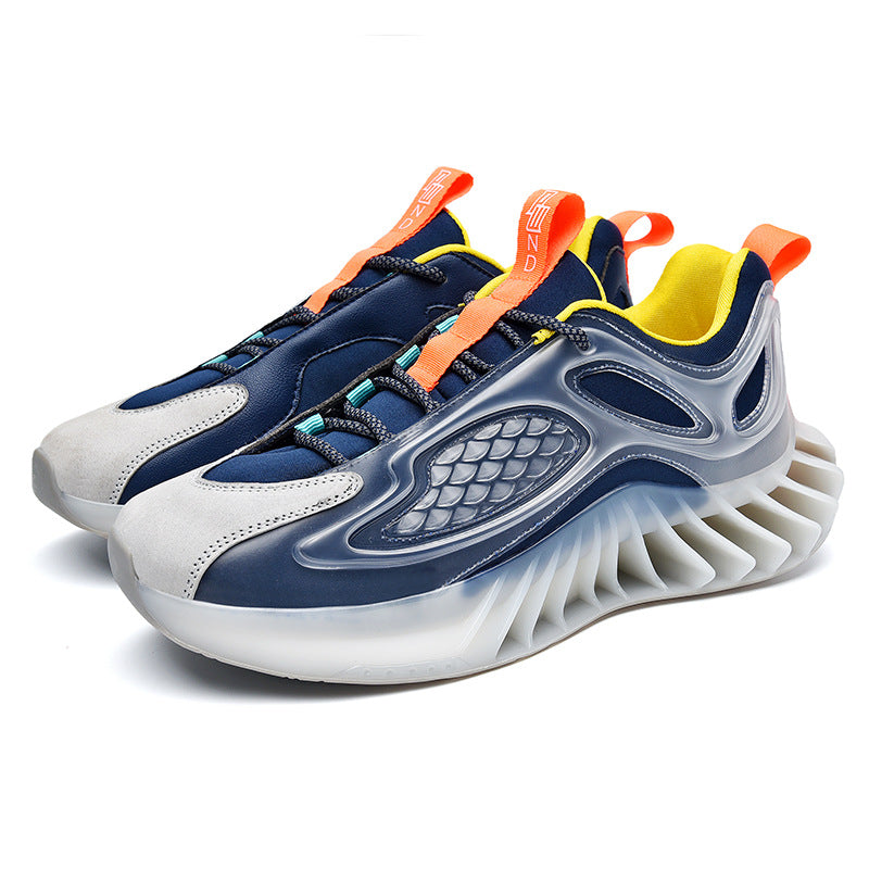 Large Size Blade Men's Running Shoes - Low-top Sports Shoes for Students