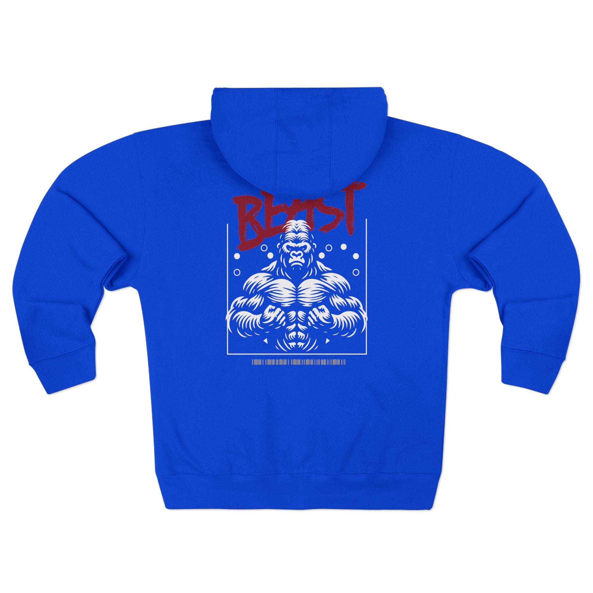 Beast Unisex Zip Hoodie - Perfect for Gym Enthusiasts and Casual Wear