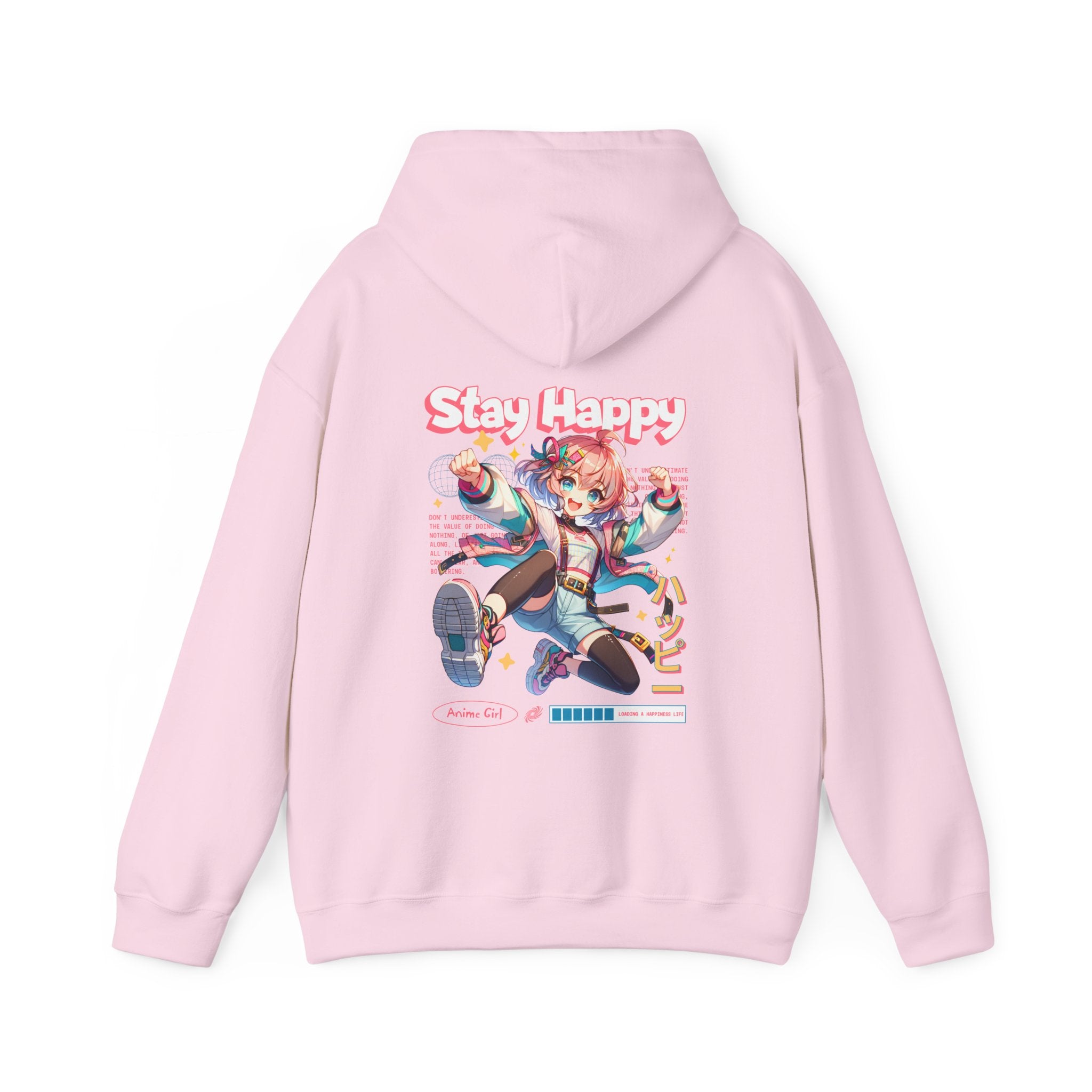Stay Happy Graphic Hoodie - Unisex Heavy Blend™ Sweatshirt