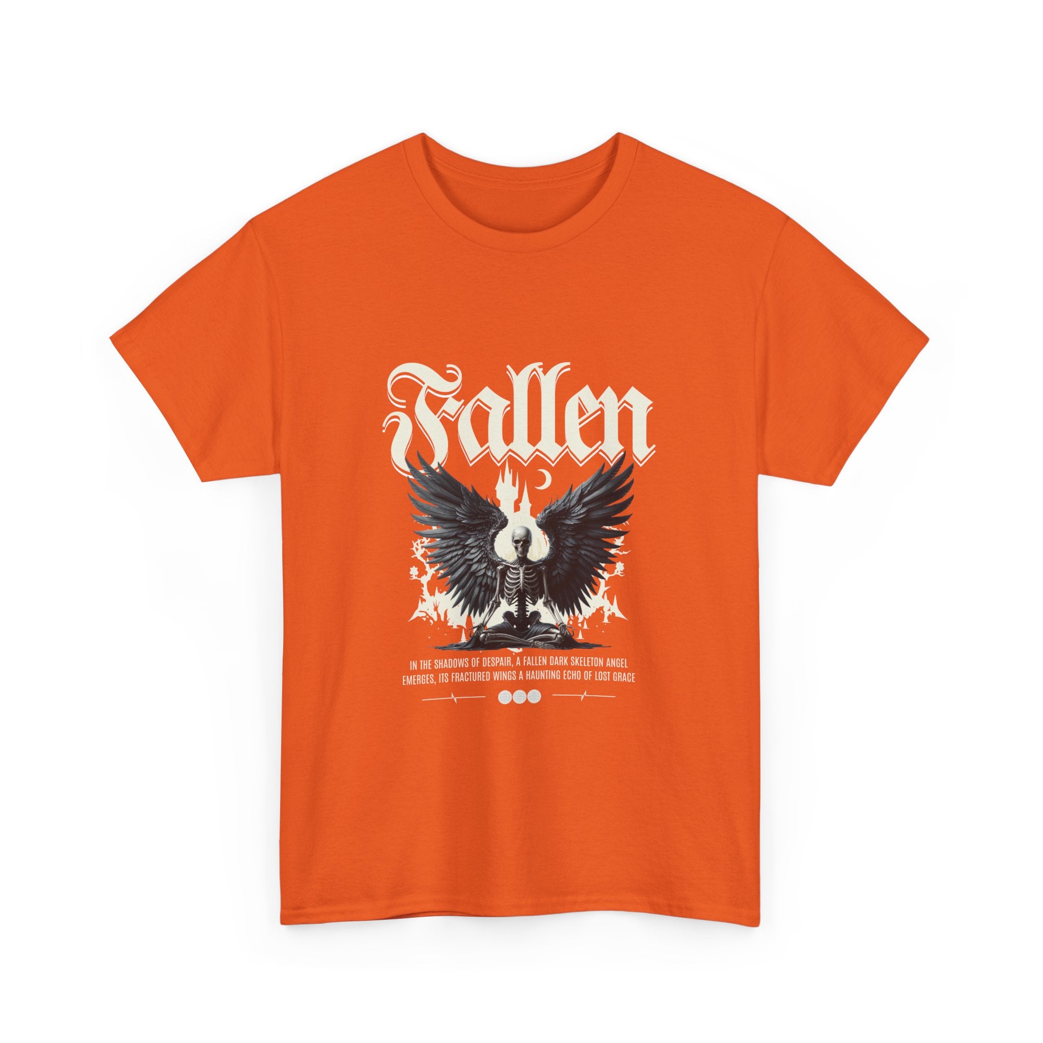 Fallen Graphic Unisex Heavy Cotton Tee - Casual Style for Music Lovers.