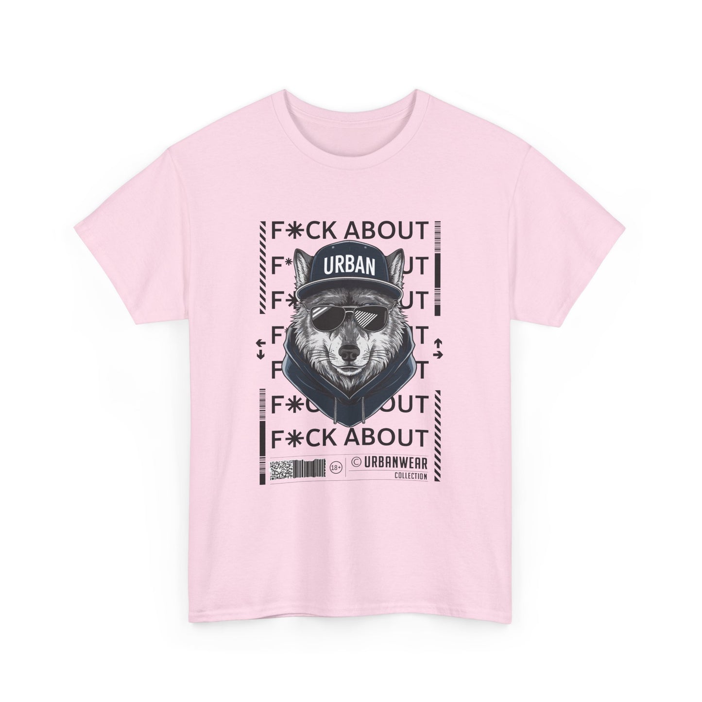 Urban Bear Graphic Unisex Heavy Cotton Tee