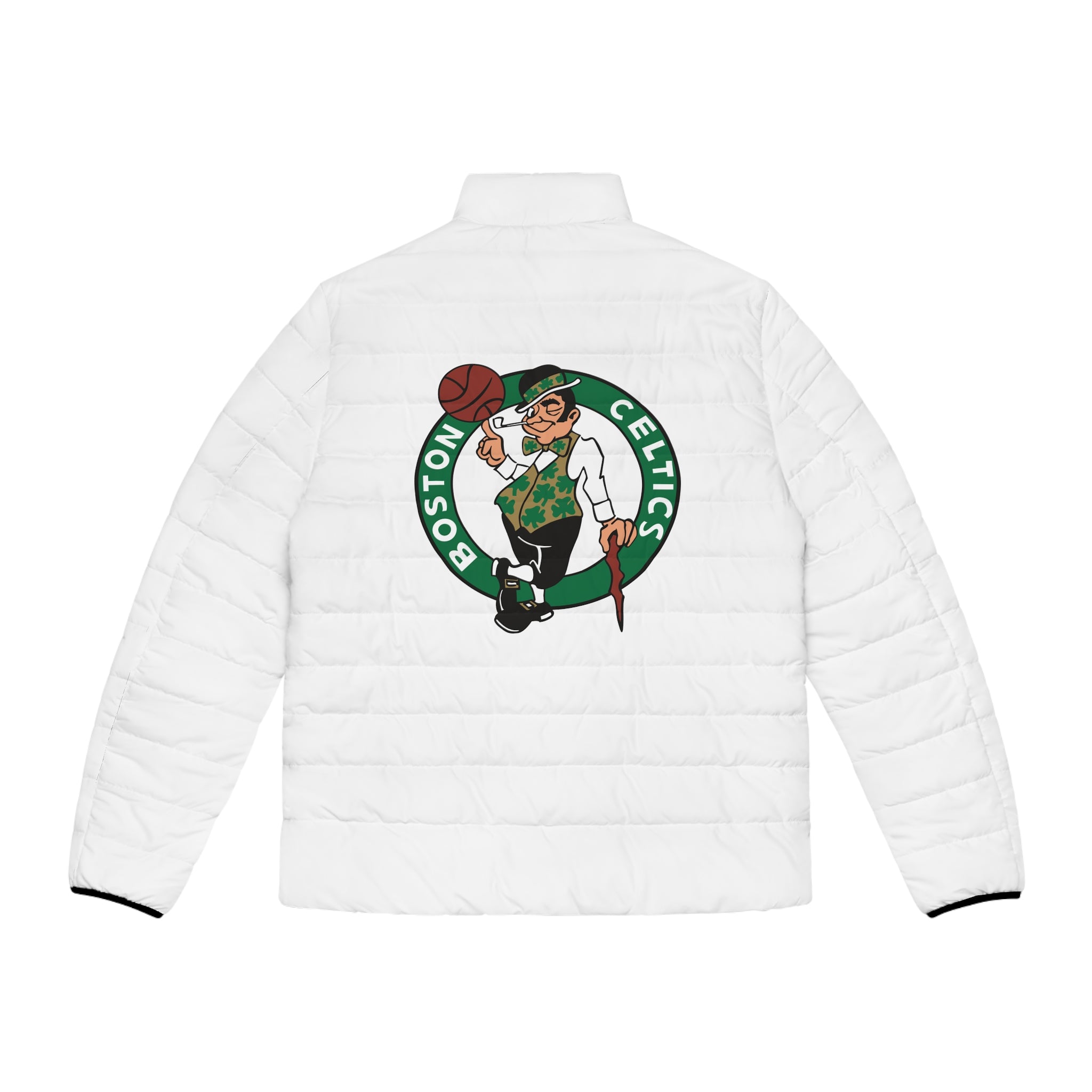 Men's Boston Celtics Puffer Jacket - Stylish Winter Outerwear for Fans