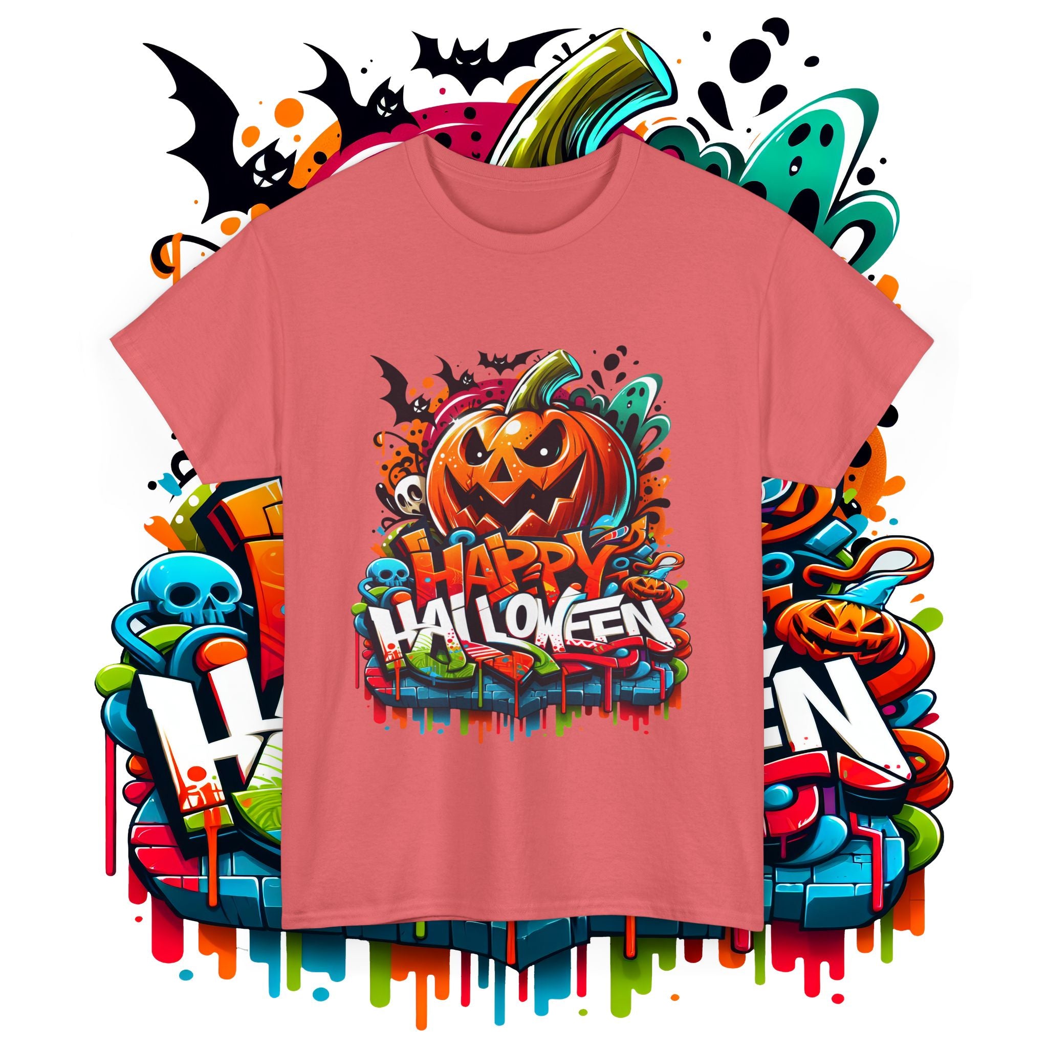 Happy Halloween Unisex Heavy Cotton Tee