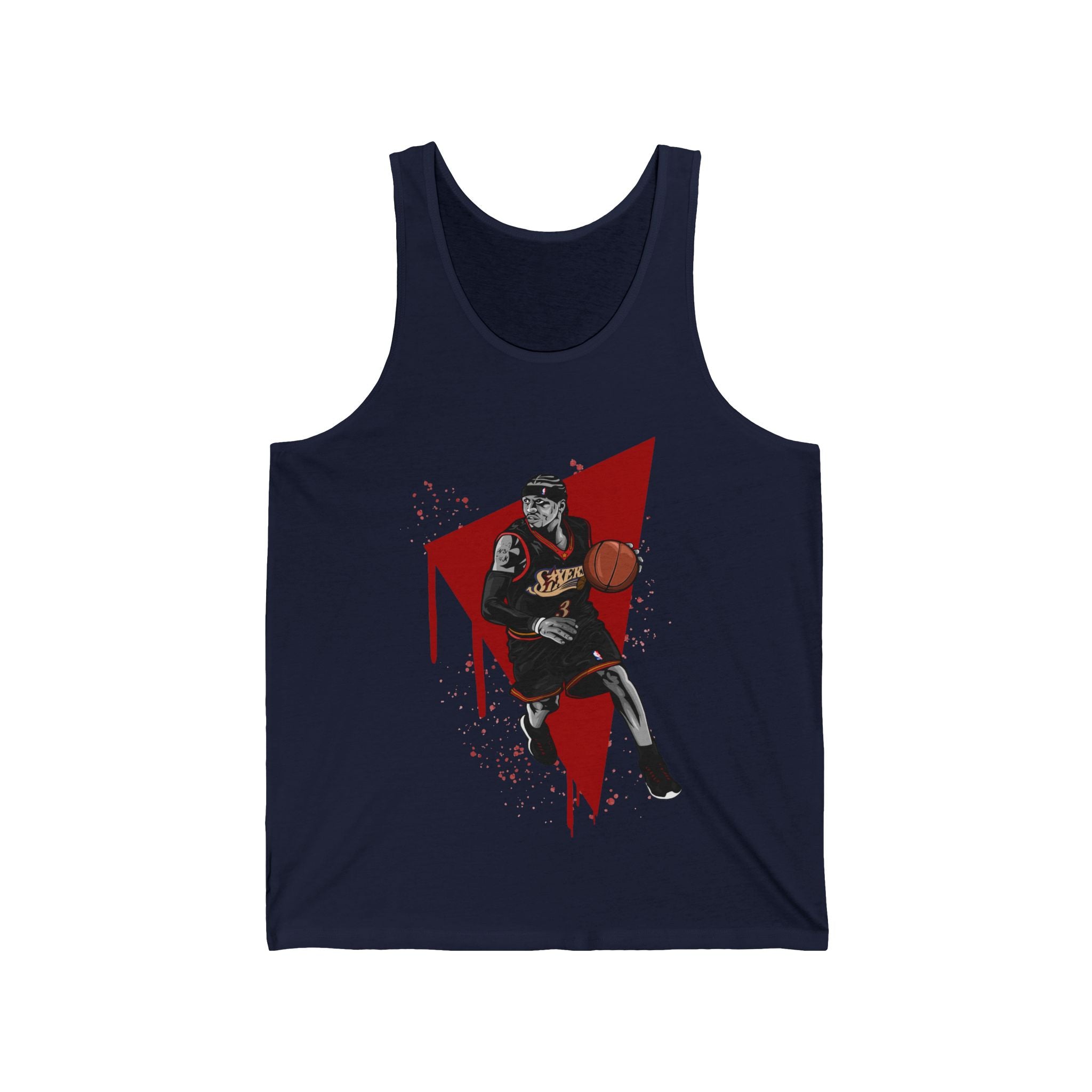 A Iverson Cool Basketball Jersey Tank Top