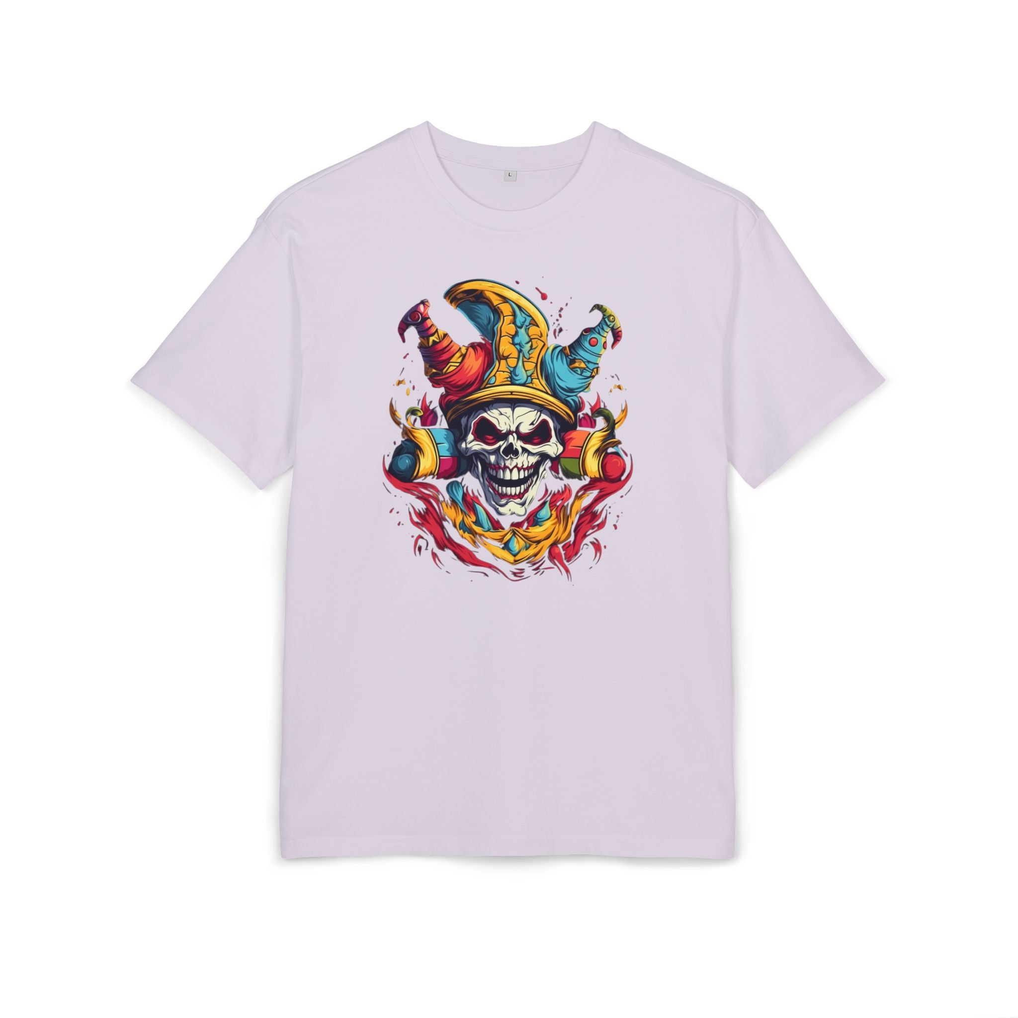 Clown Skull Unisex Heavy Oversize Tee