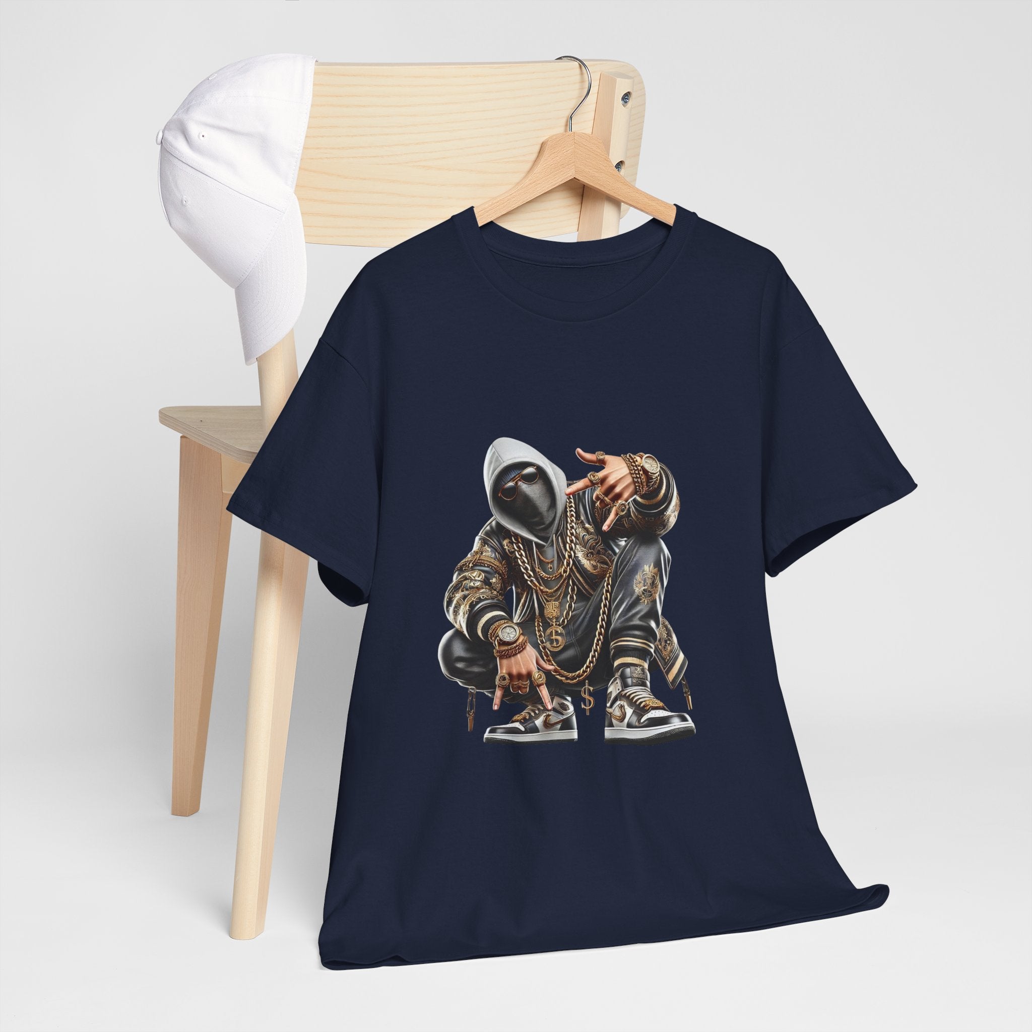 Urban Streetwear Tee with Graffiti Design