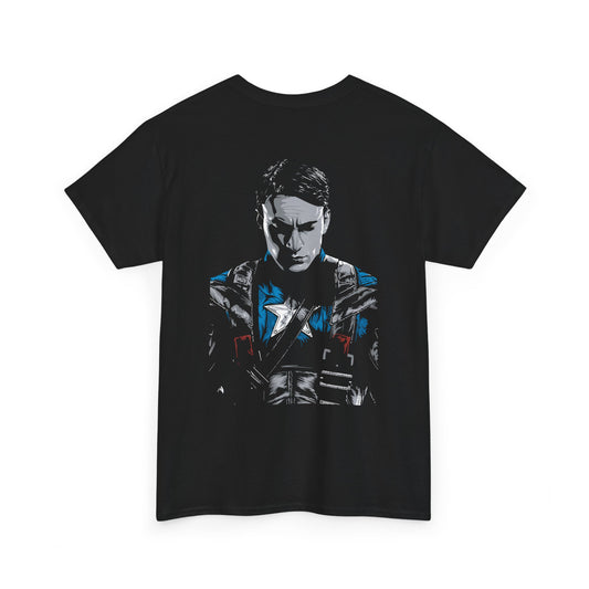 Heroic Unisex Heavy Cotton Tee Featuring Iconic Superhero Design