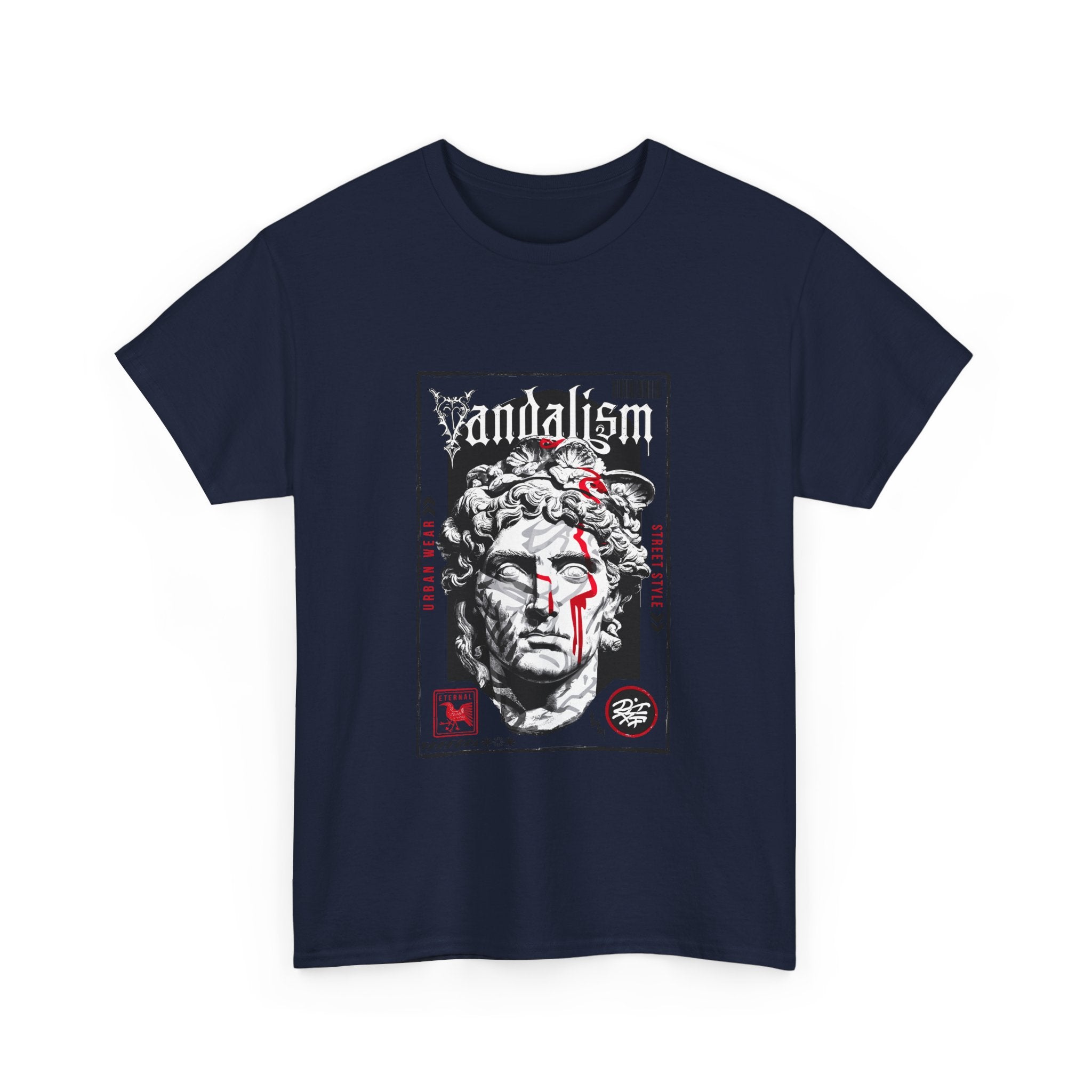 Vandalism Art Unisex Heavy Cotton Tee - Streetwear Graphic T-Shirt