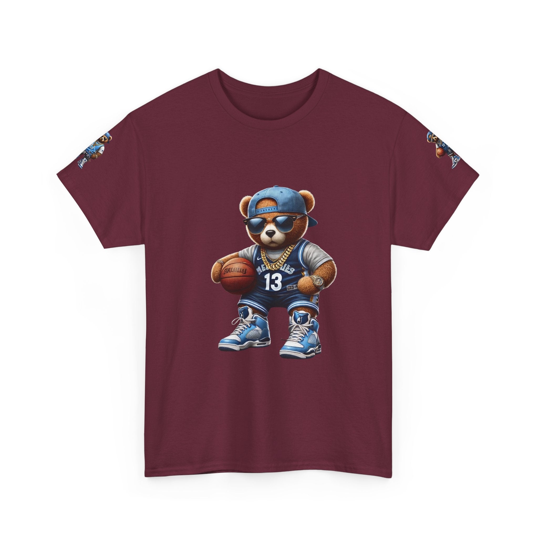 Basketball Teddy Unisex Heavy Cotton Tee