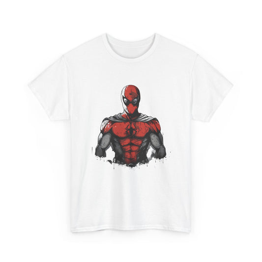 Heroic Unisex Heavy Cotton Tee - Retro Spider-Man Design