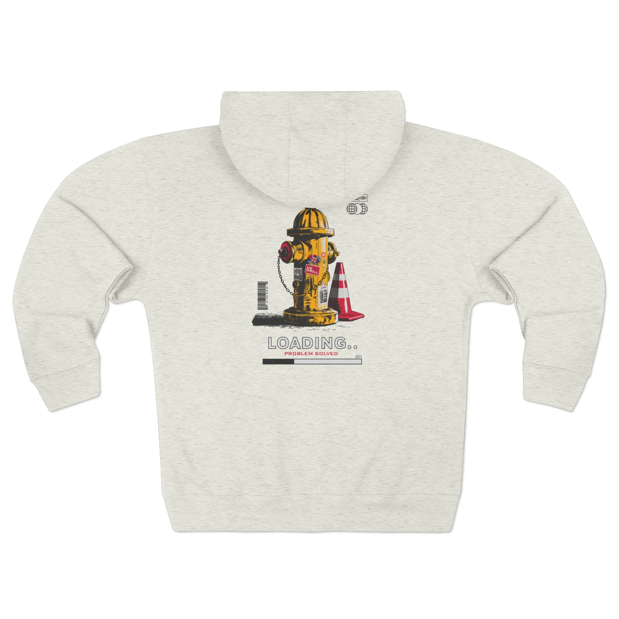 Loading Problem Solved Unisex Zip Hoodie - Perfect for Casual Wear and Firefighter Fans